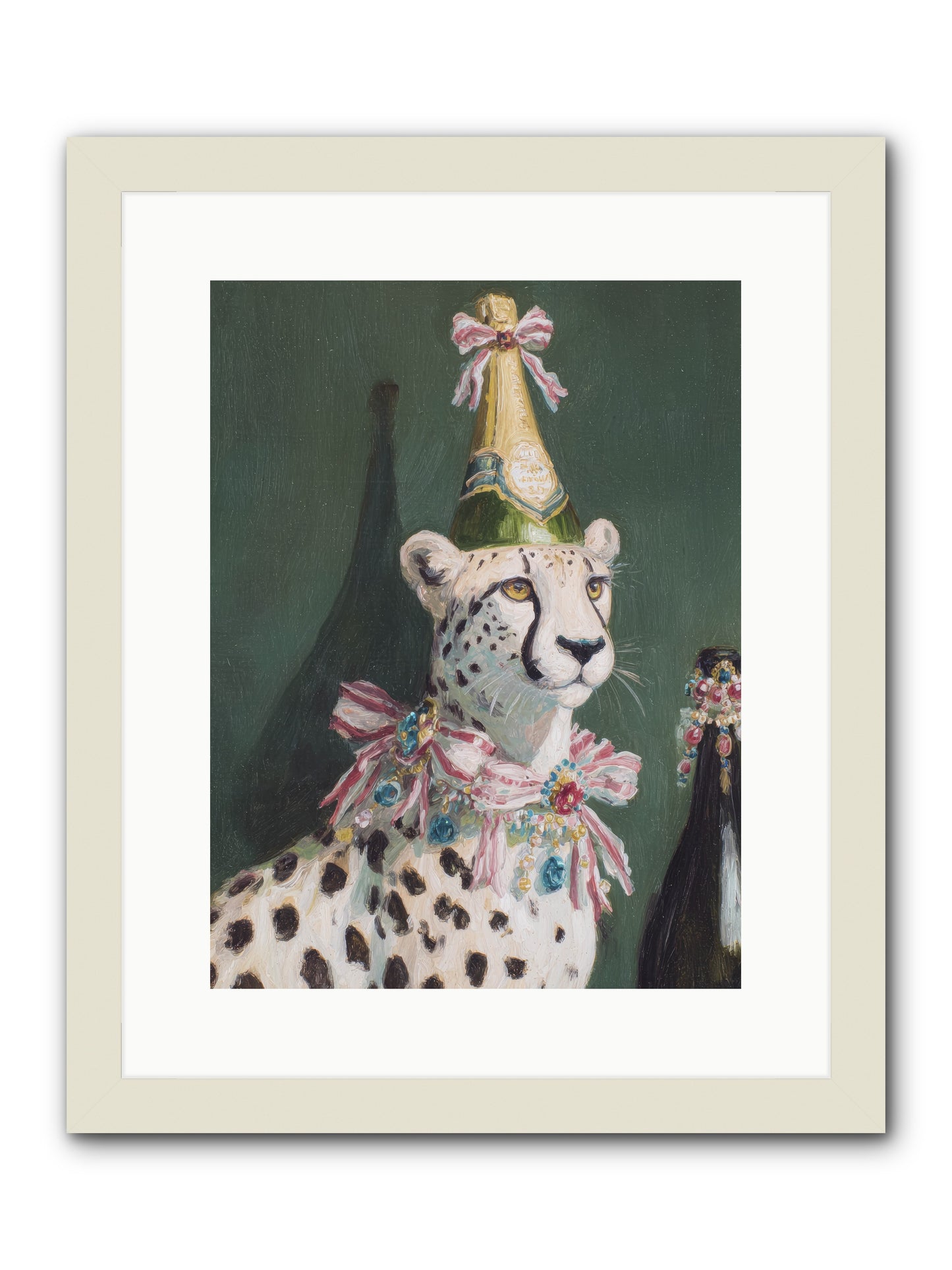 Gilded Enchantment No.2 -- Framed Print - White 12x16