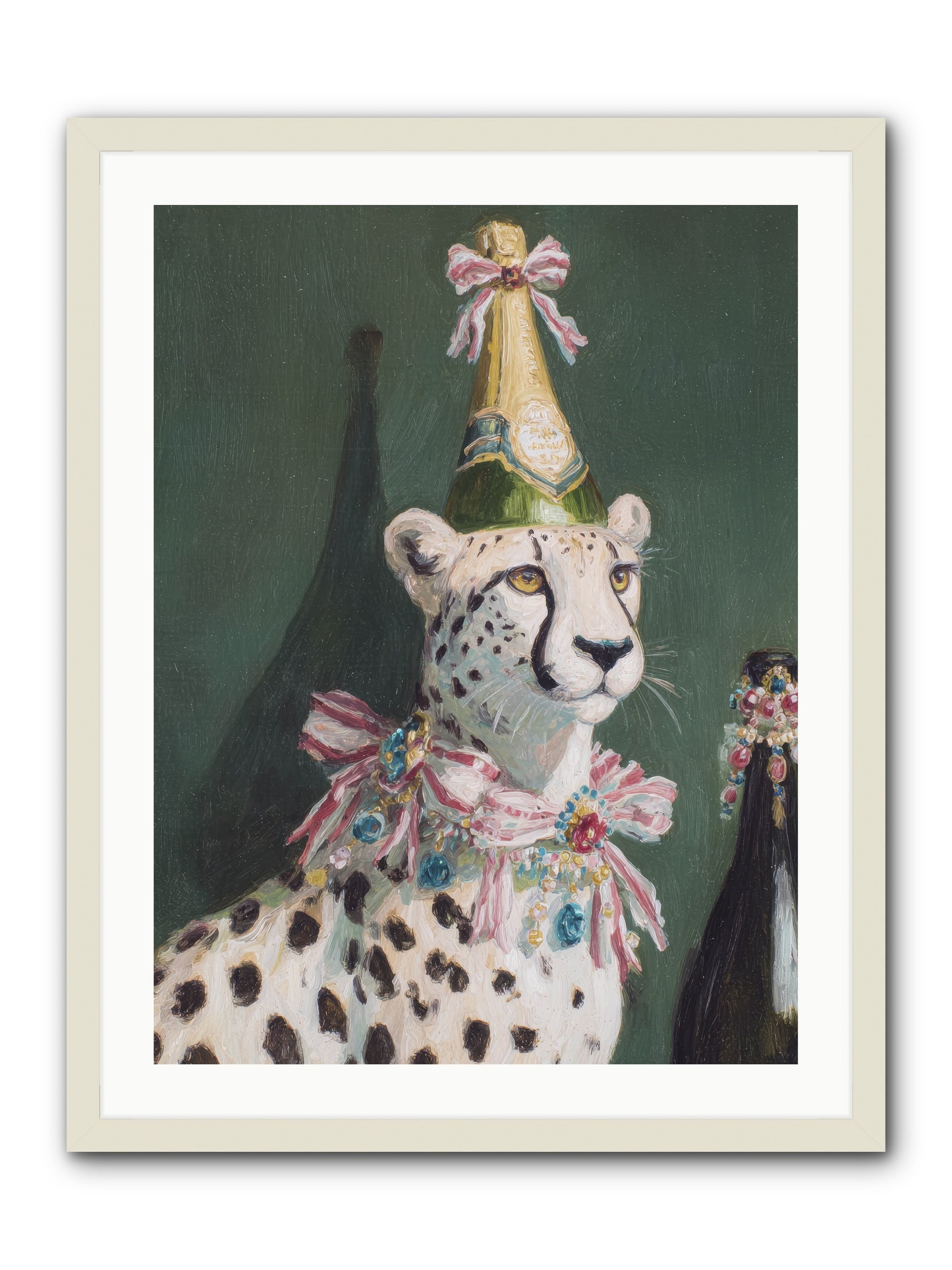 Gilded Enchantment No.2 -- Framed Print - White 24x32