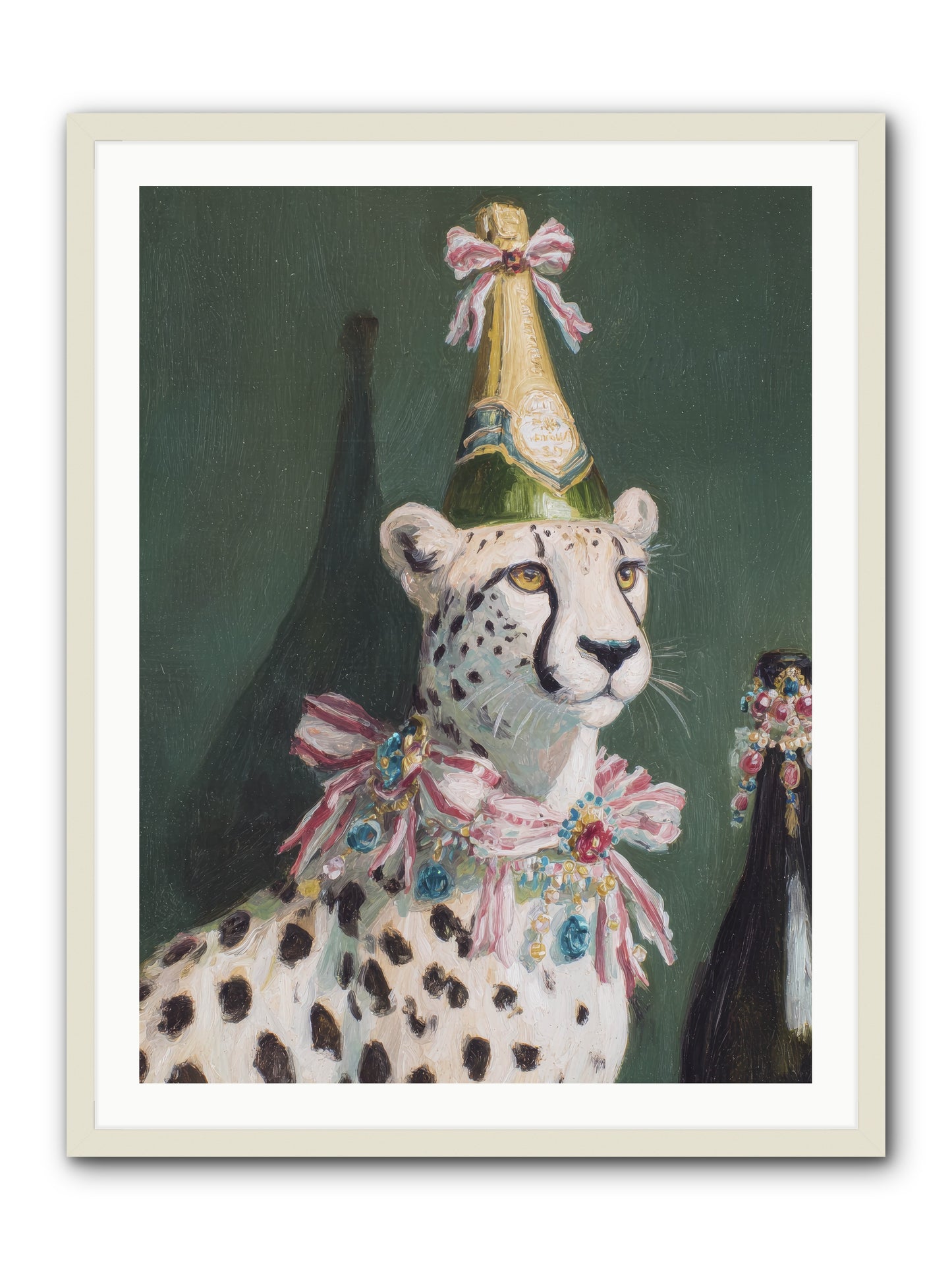 Gilded Enchantment No.2 -- Framed Print - White 30x40