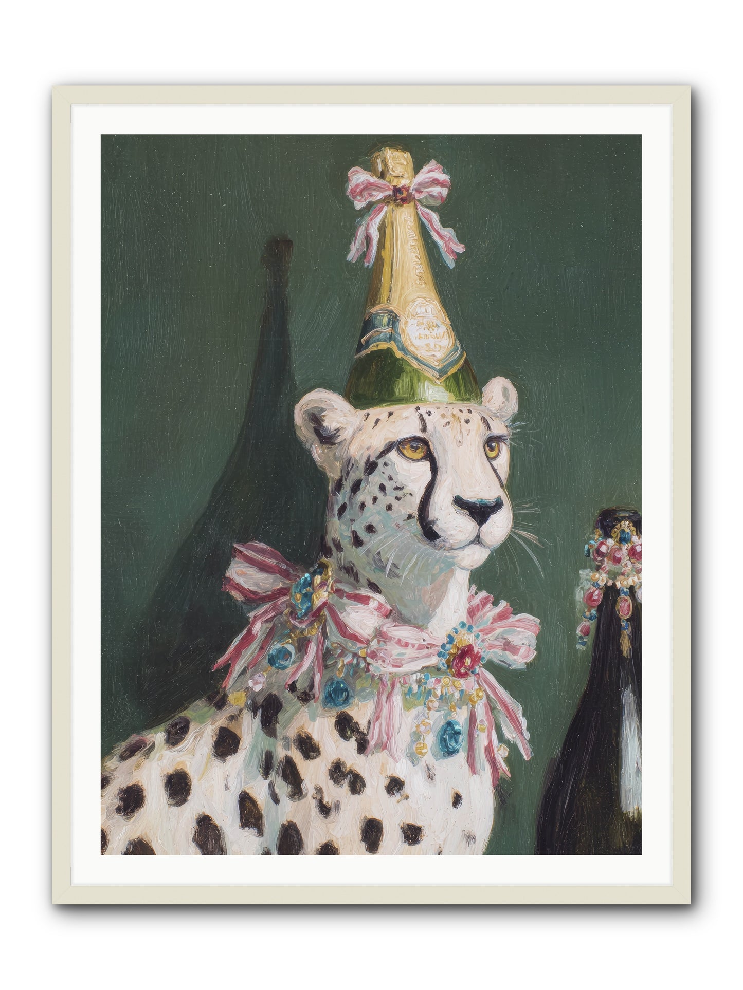 Gilded Enchantment No.2 -- Framed Print - White 36x48