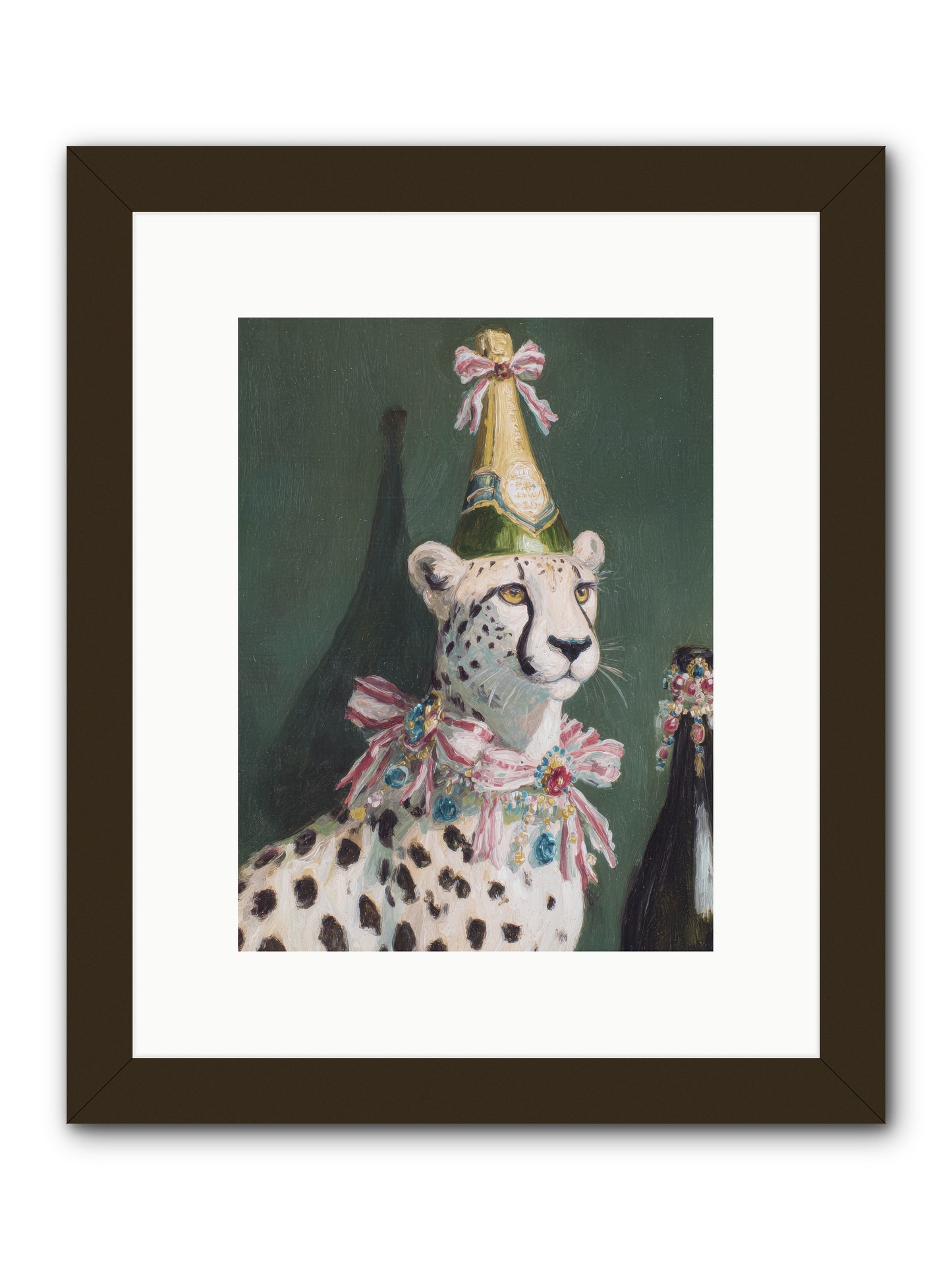 Gilded Enchantment No.2 -- Framed Print - Black 9x12