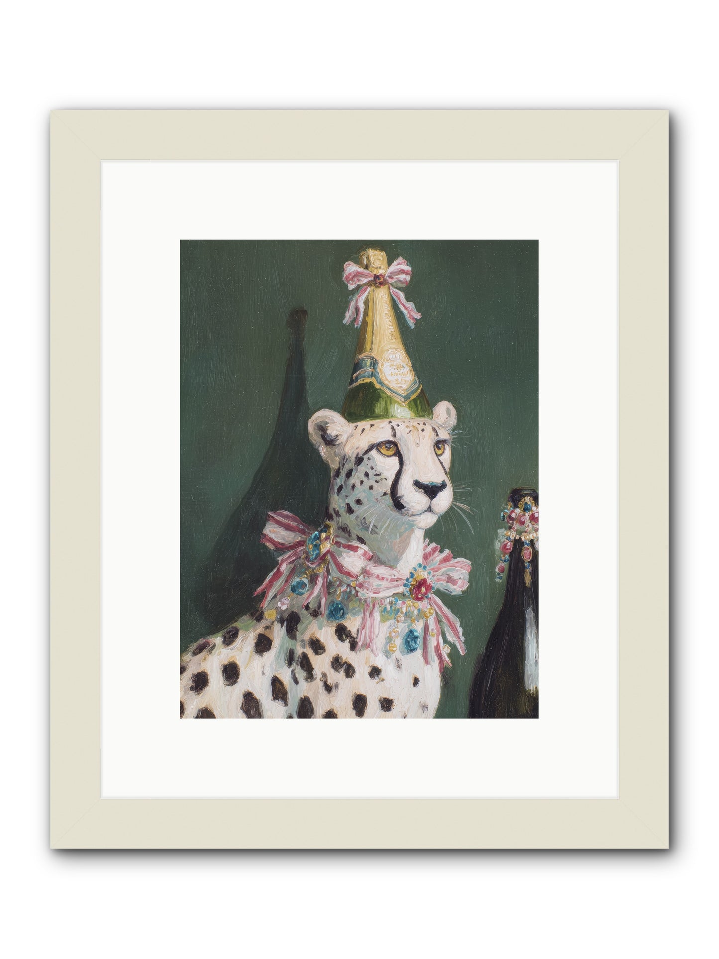 Gilded Enchantment No.2 -- Framed Print - White 9x12