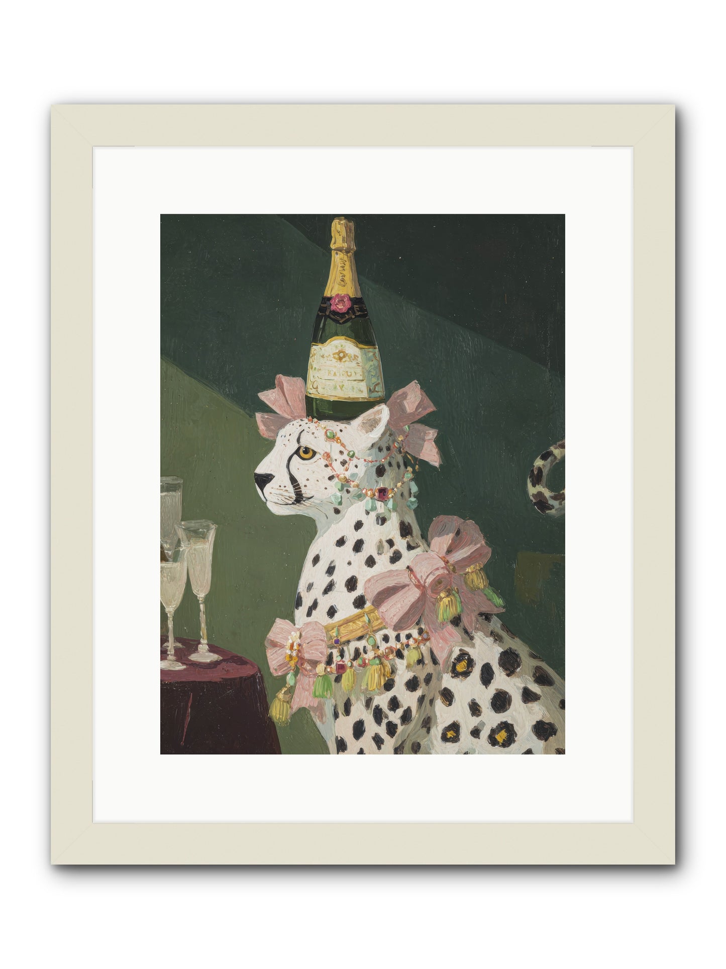 Gilded Enchantment no.1 -- Framed Print - White 12x16