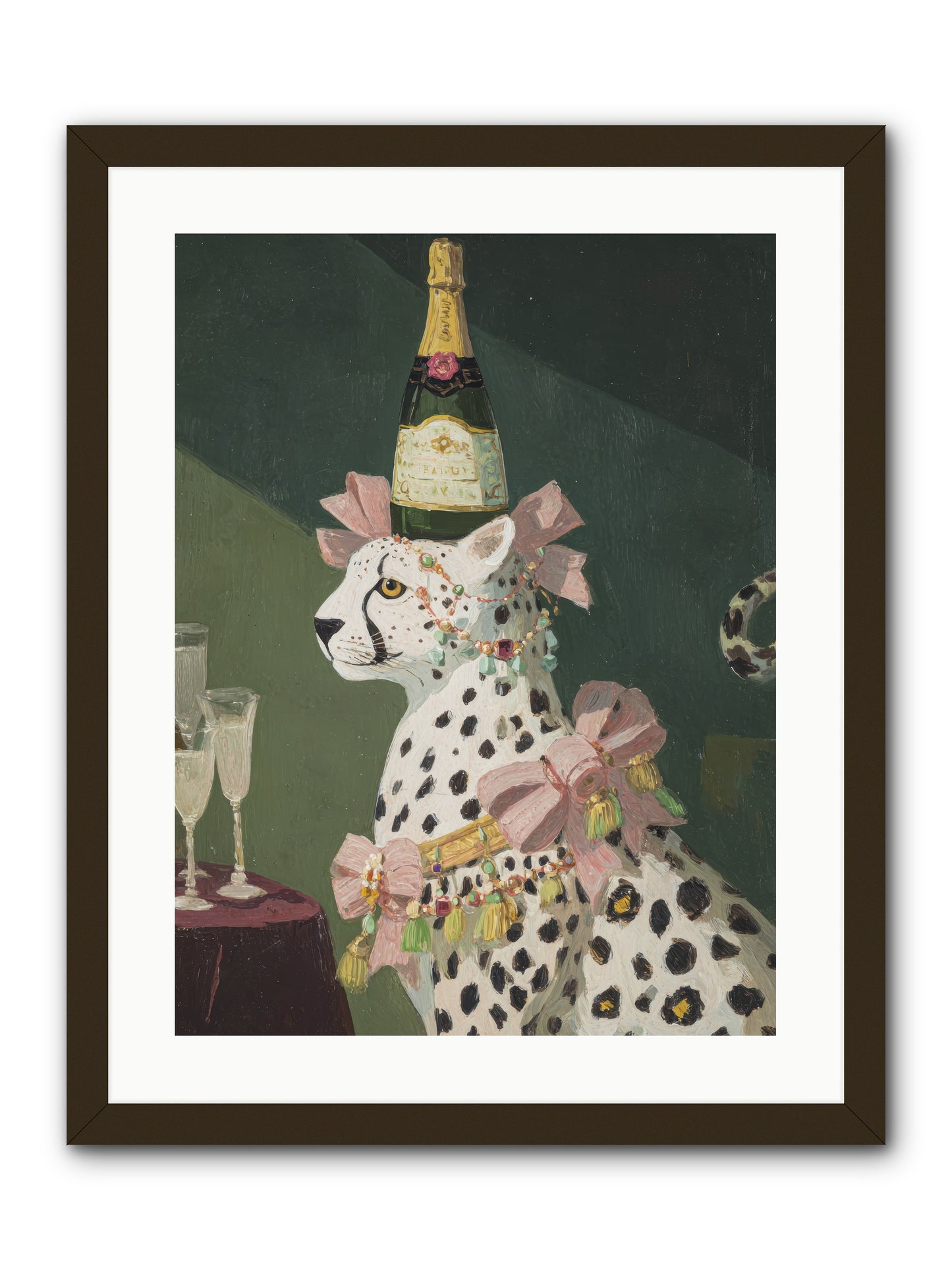 Gilded Enchantment no.1 -- Framed Print - Black 18x24