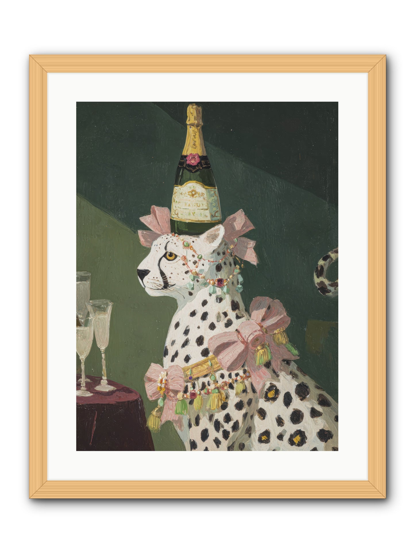 Gilded Enchantment no.1 -- Framed Print - Natural 18x24
