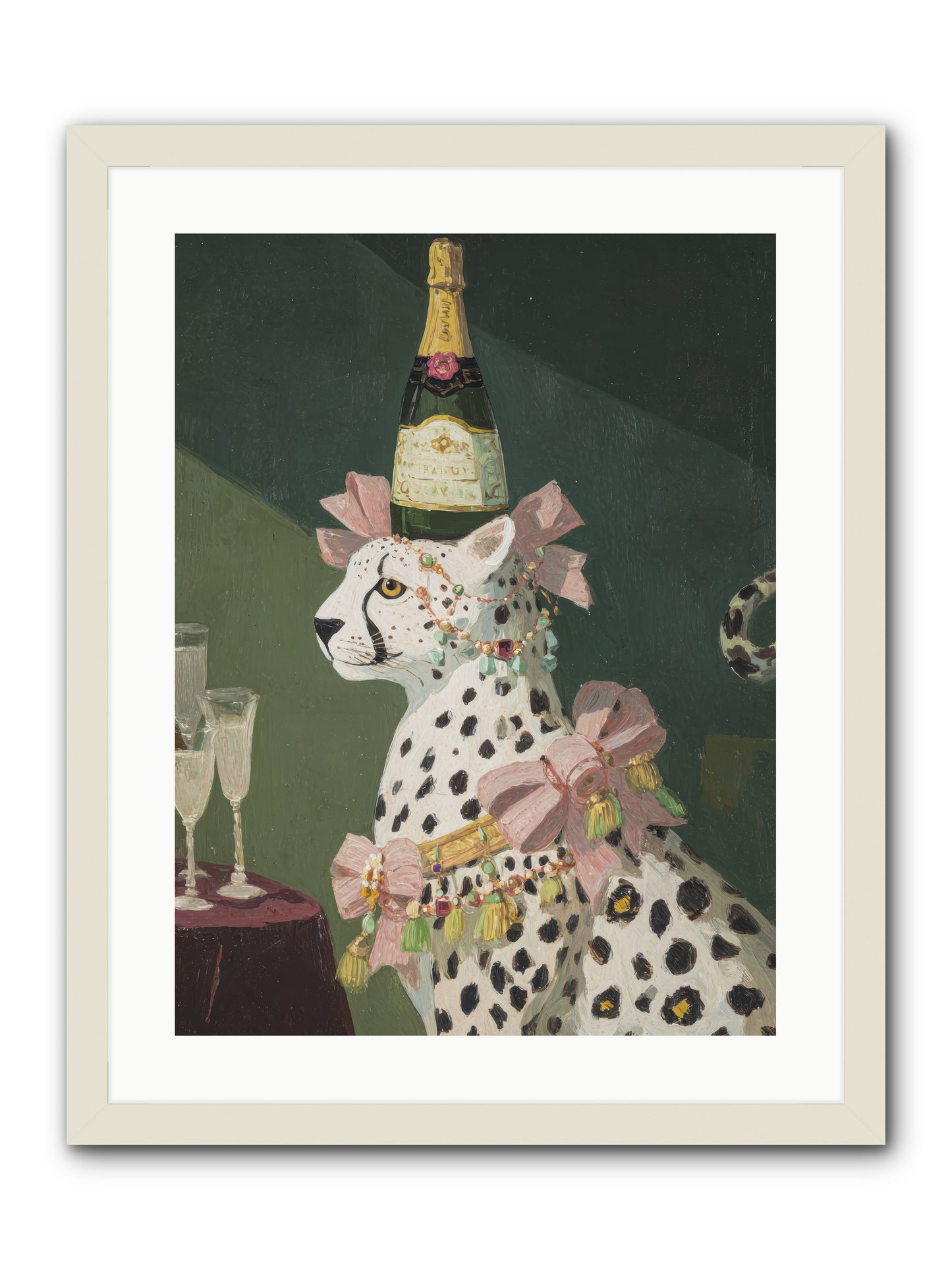 Gilded Enchantment no.1 -- Framed Print - White 18x24