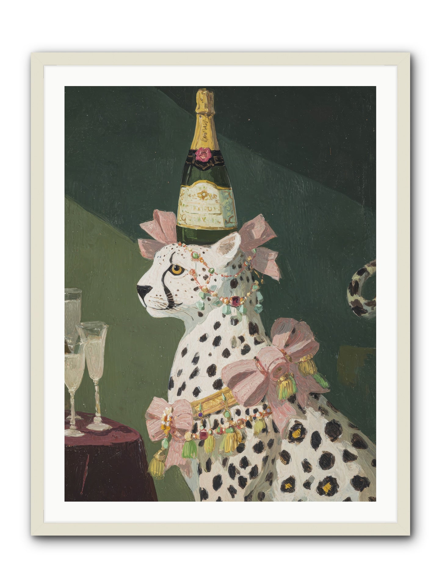Gilded Enchantment no.1 -- Framed Print - White 30x40