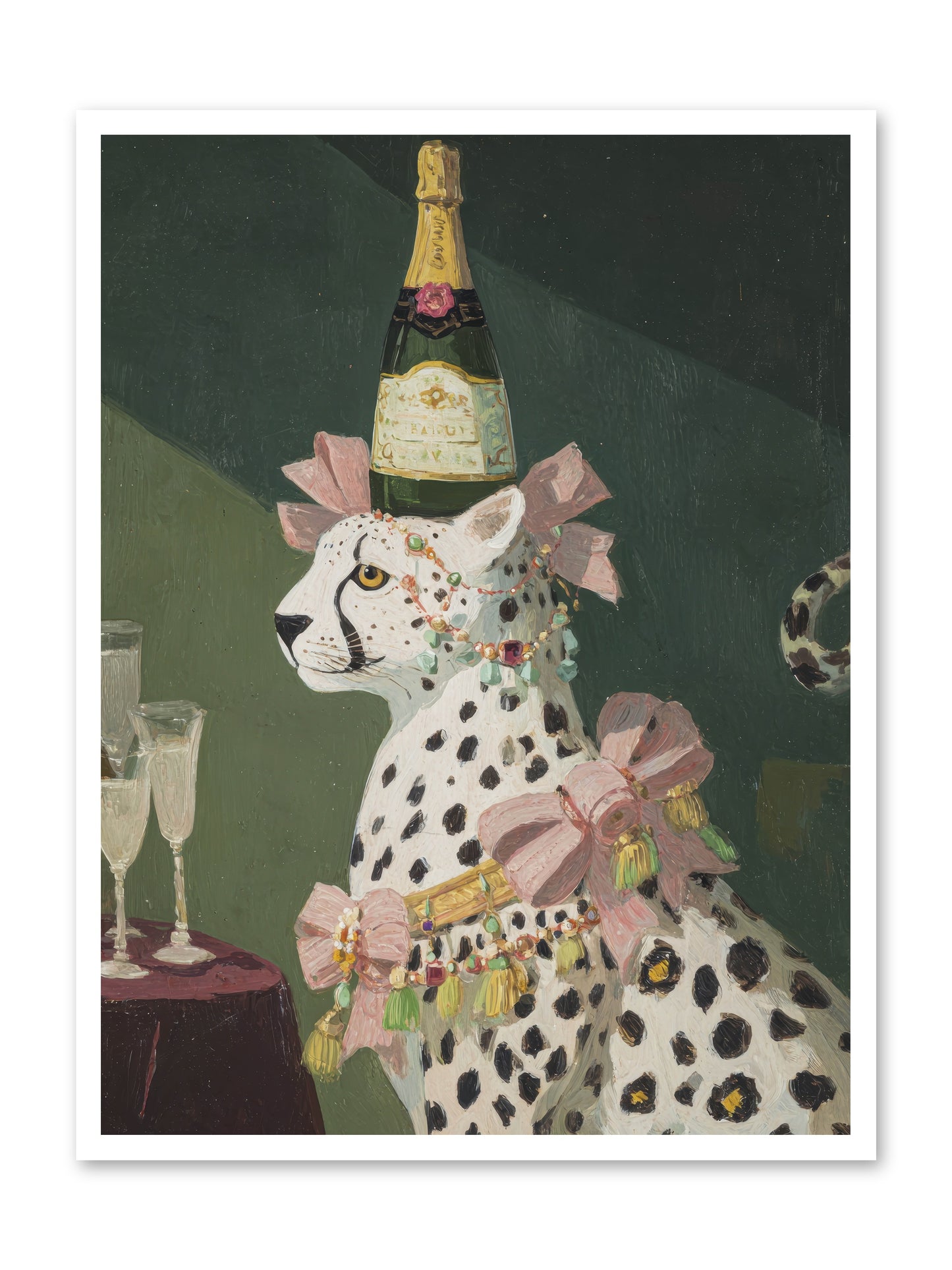 Gilded Enchantment no.1 -- Loose Canvas Print 30x40