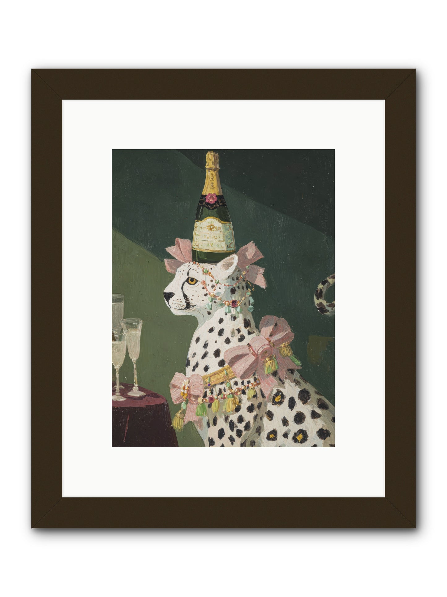 Gilded Enchantment no.1 -- Framed Print - Black 9x12