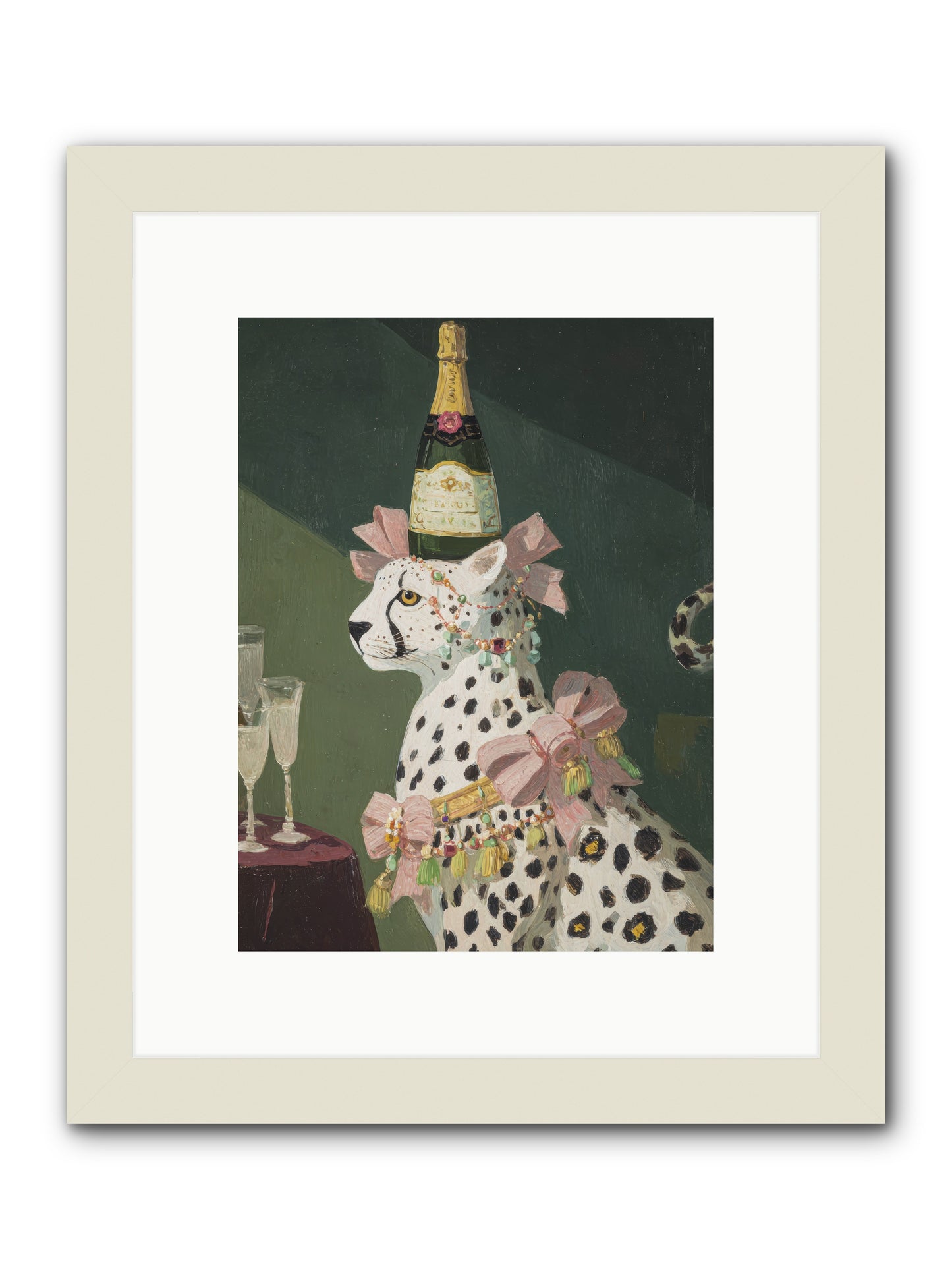 Gilded Enchantment no.1 -- Framed Print - White 9x12