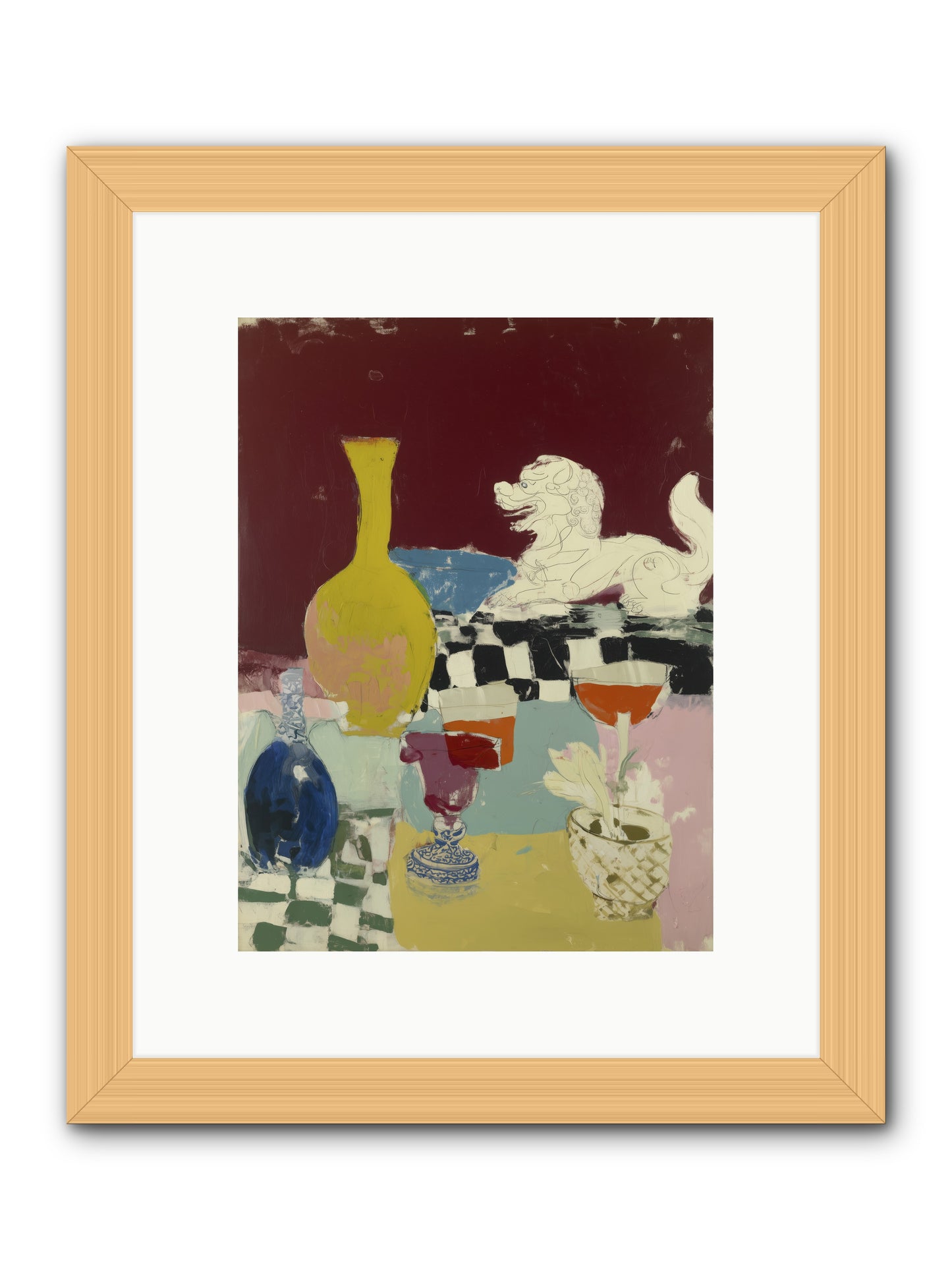 Gilded Reverberation -- Framed Print - Natural 9x12