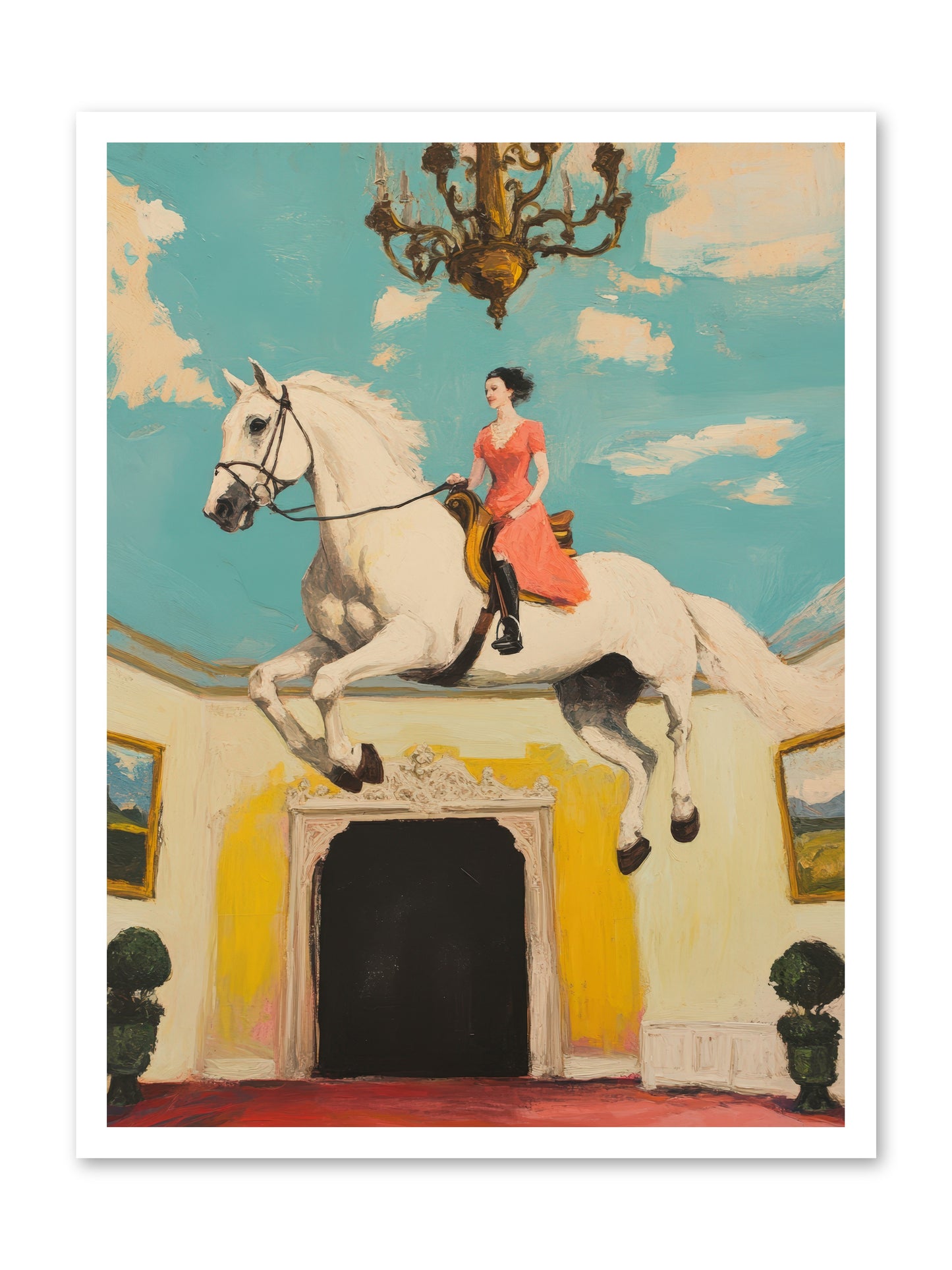 Gilded Rooms Tell TalesREZ -- Paper Print 24x32