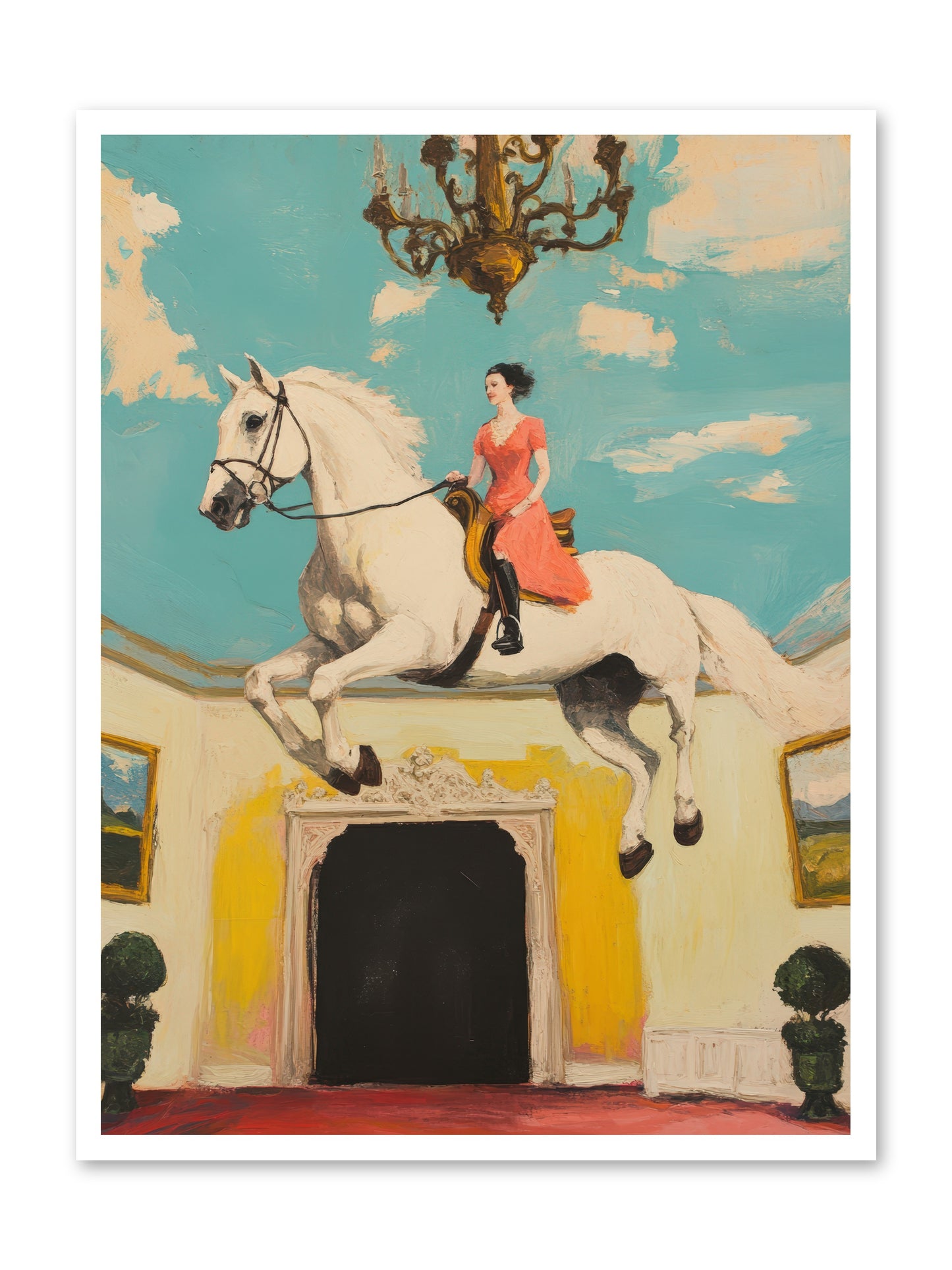 Gilded Rooms Tell TalesREZ -- Paper Print 30x40
