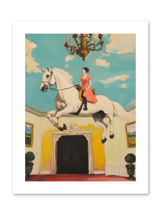 Gilded Rooms Tell TalesREZ -- Paper Print 9x12