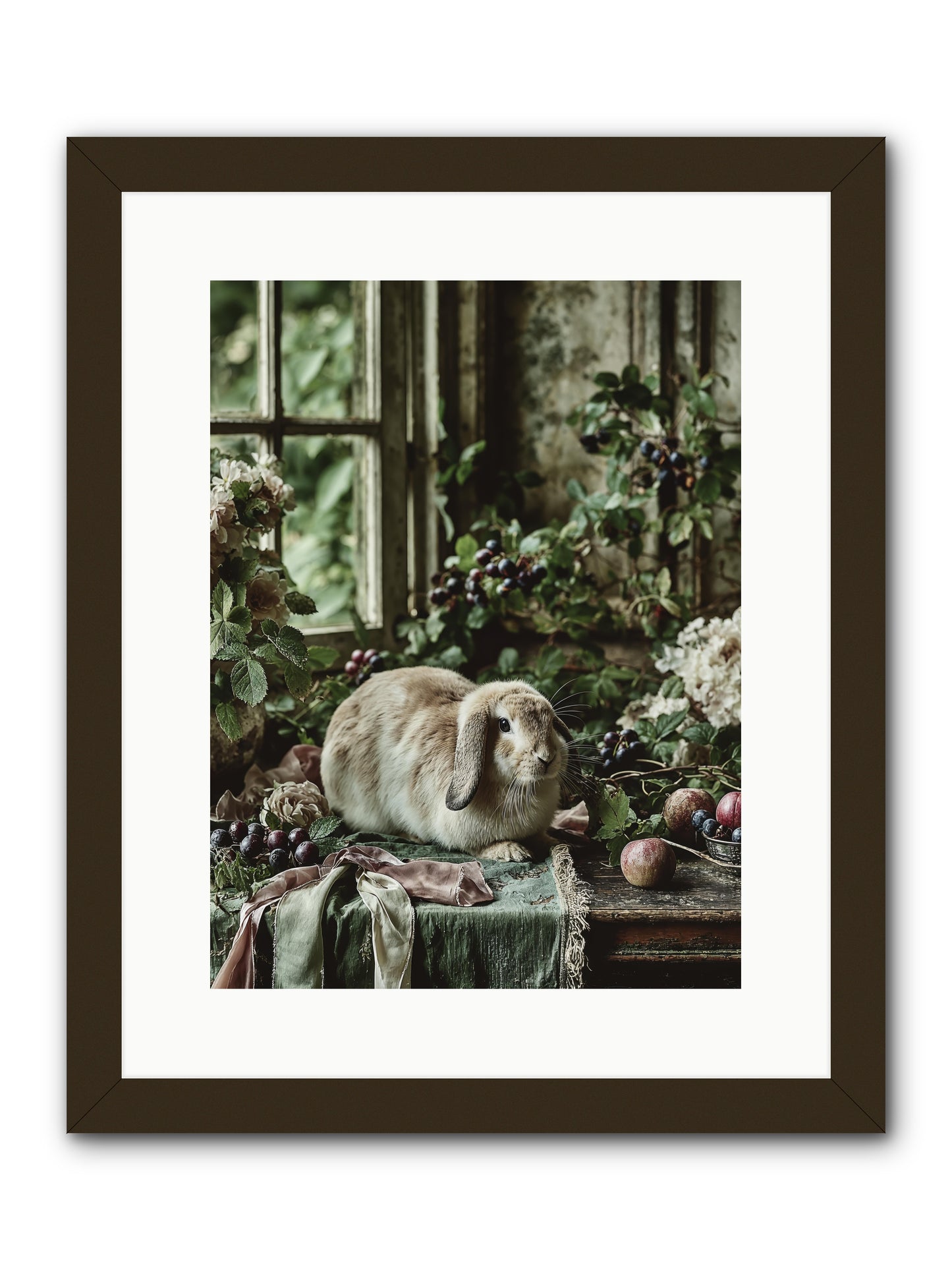 Giverny -- Framed Print - Black 12x16