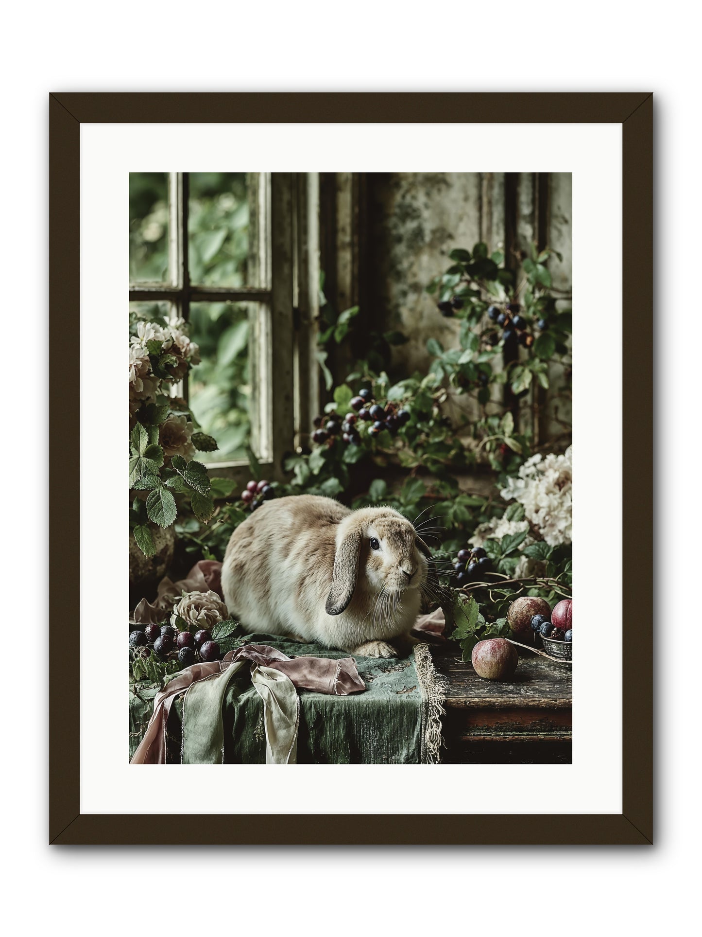Giverny -- Framed Print - Black 18x24