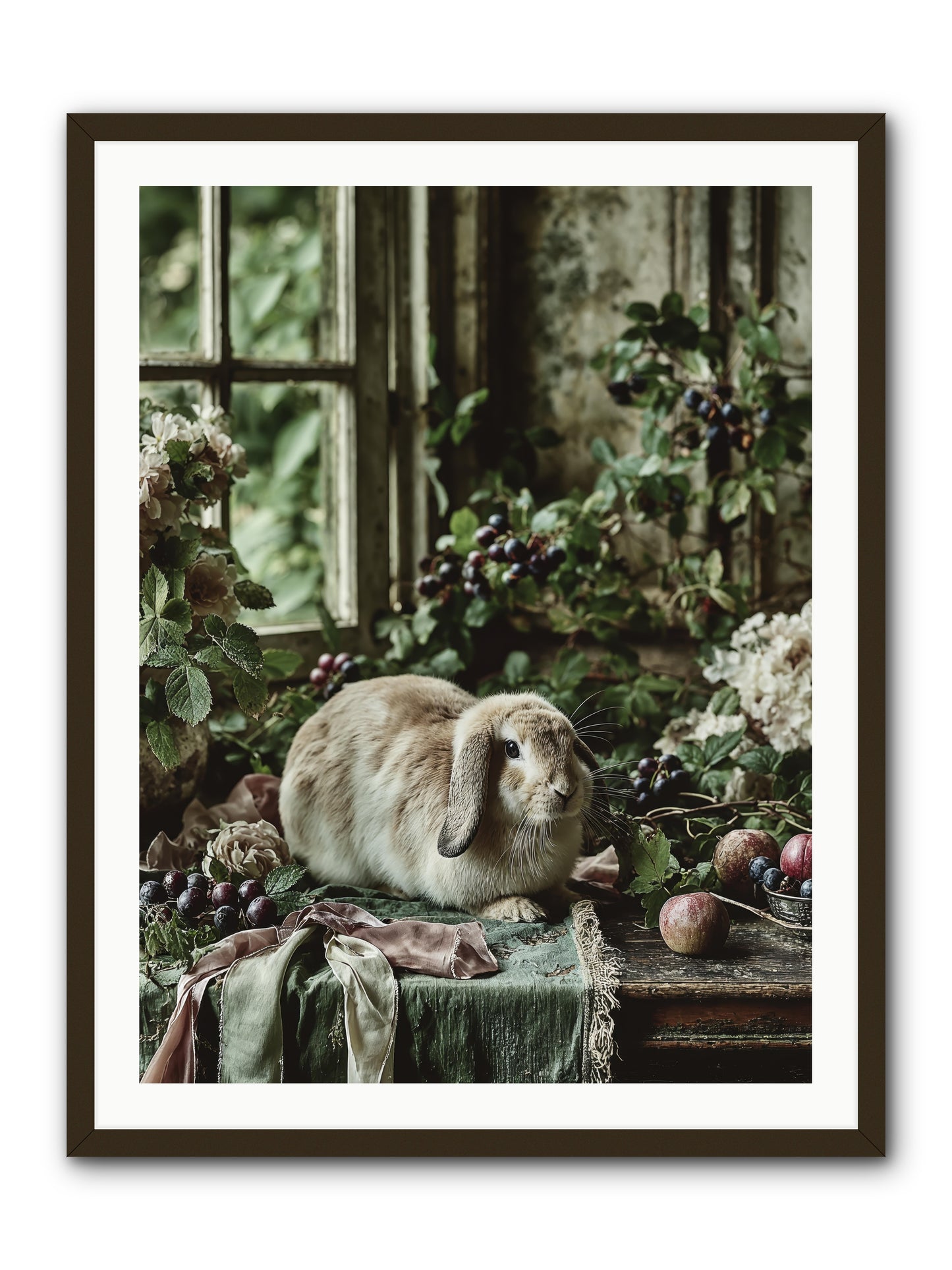 Giverny -- Framed Print - Black 30x40