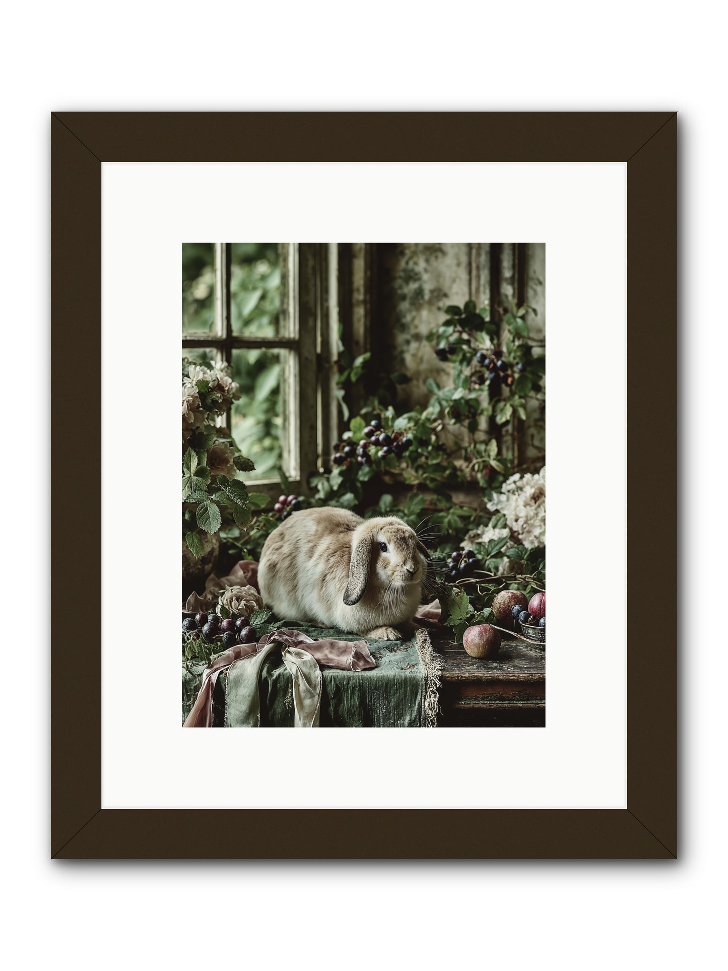 Giverny -- Framed Print - Black 9x12