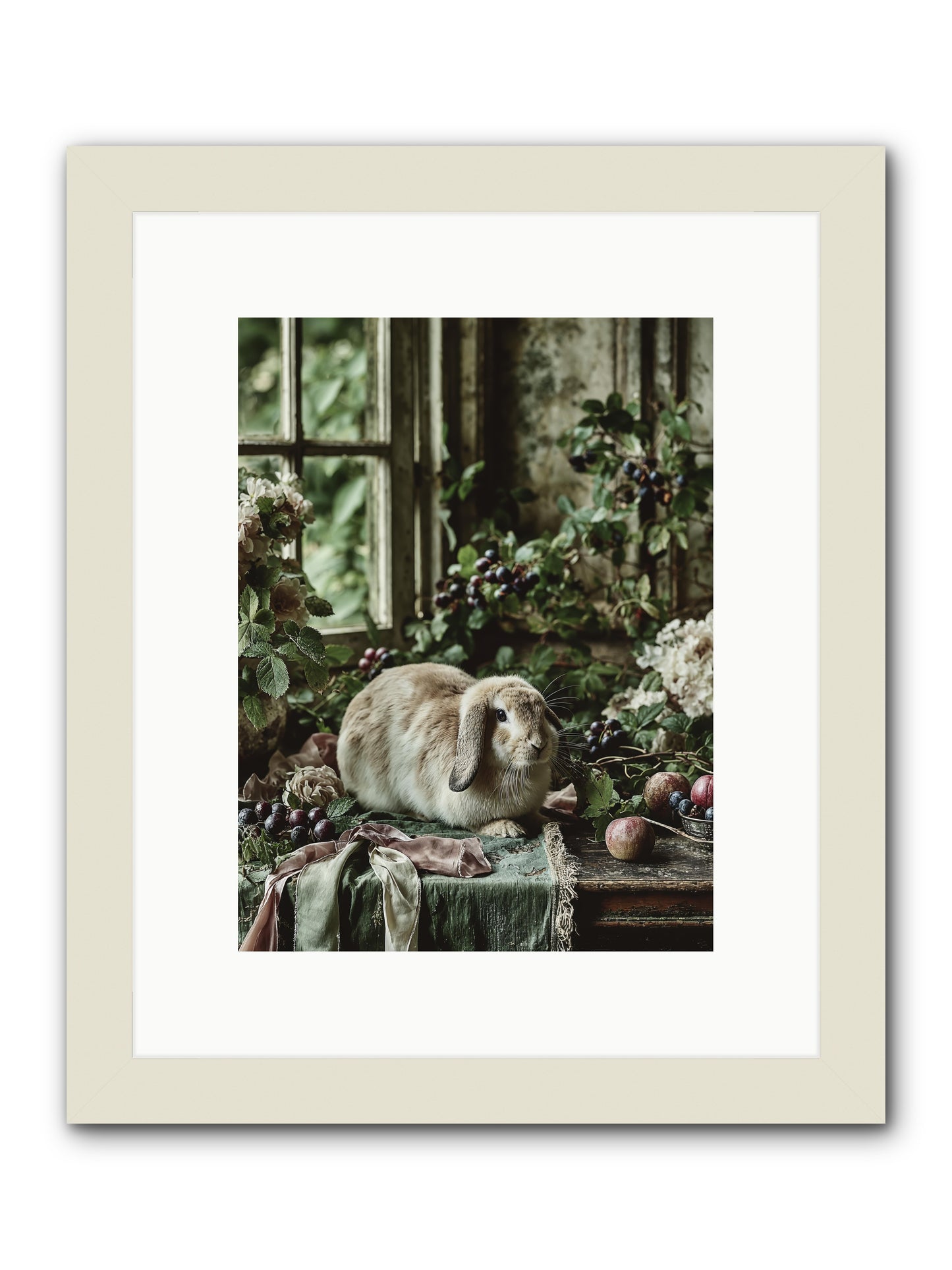 Giverny -- Framed Print - White 9x12