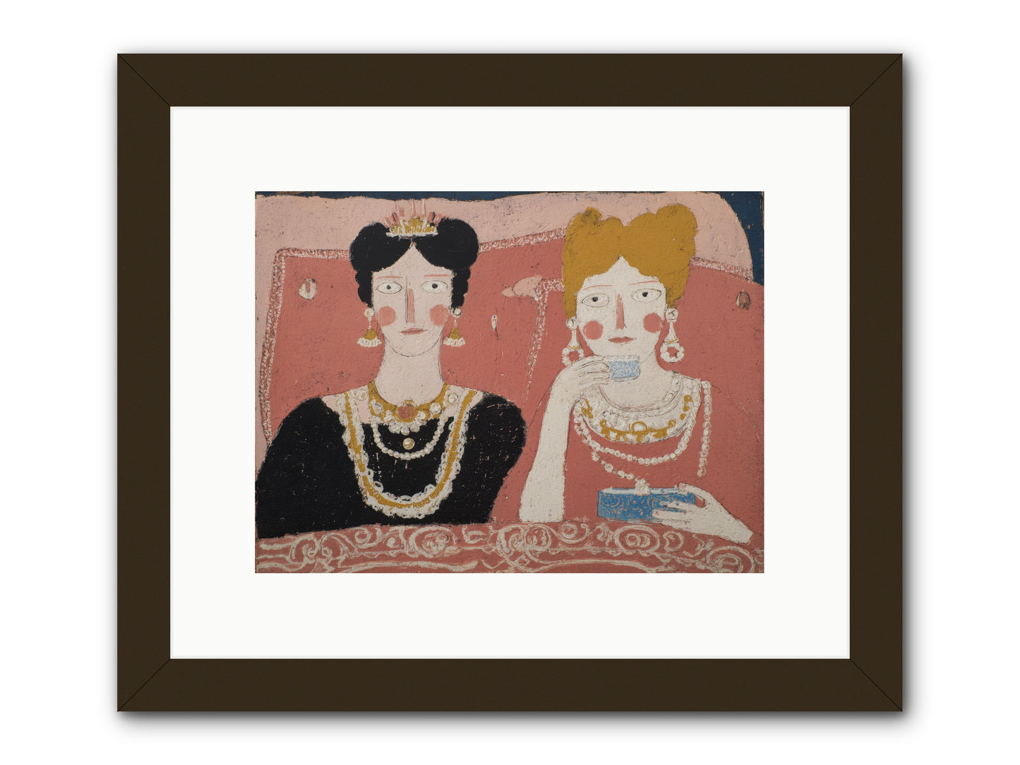 Glamorous Insomnia -- Framed Print - Black 12x9