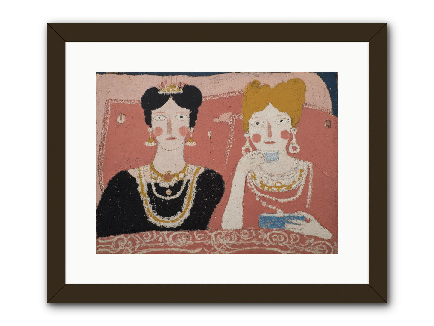 Glamorous Insomnia -- Framed Print - Black 16x12