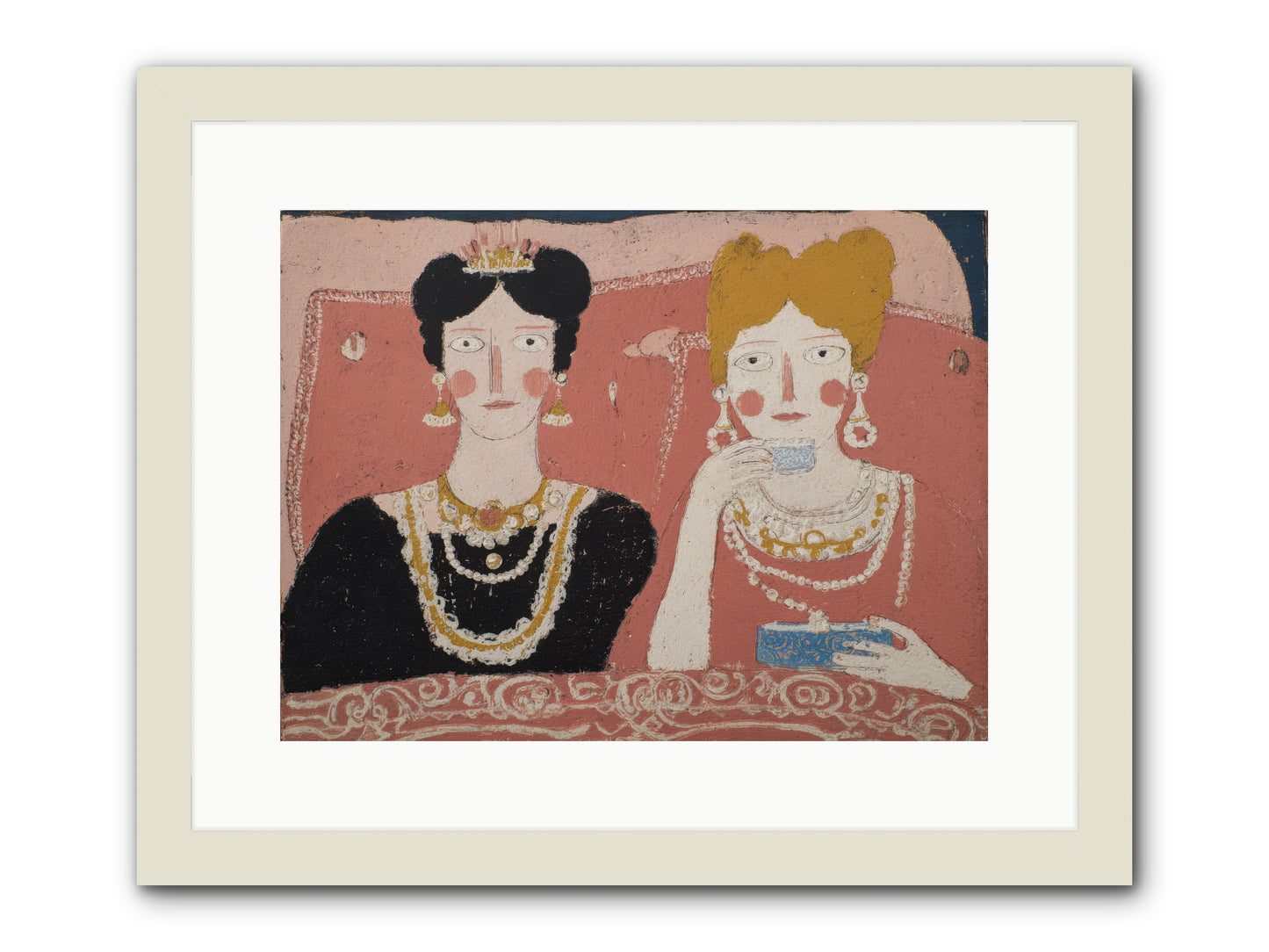 Glamorous Insomnia -- Framed Print - White 16x12