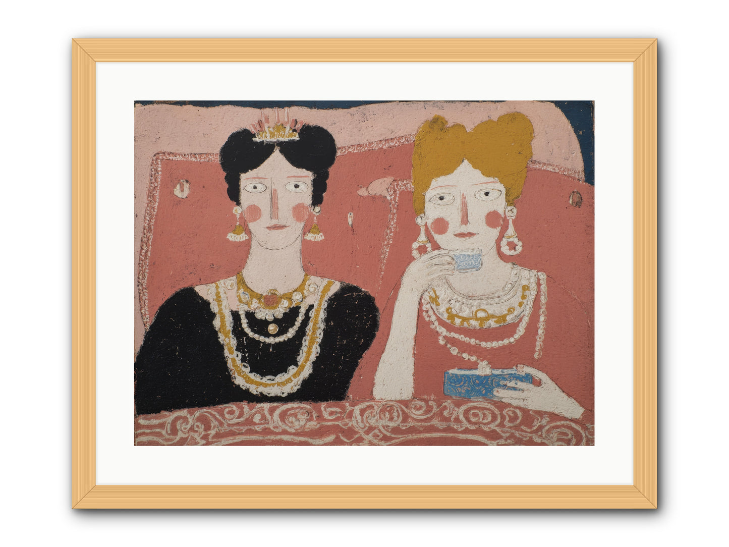 Glamorous Insomnia -- Framed Print - Natural 24x18