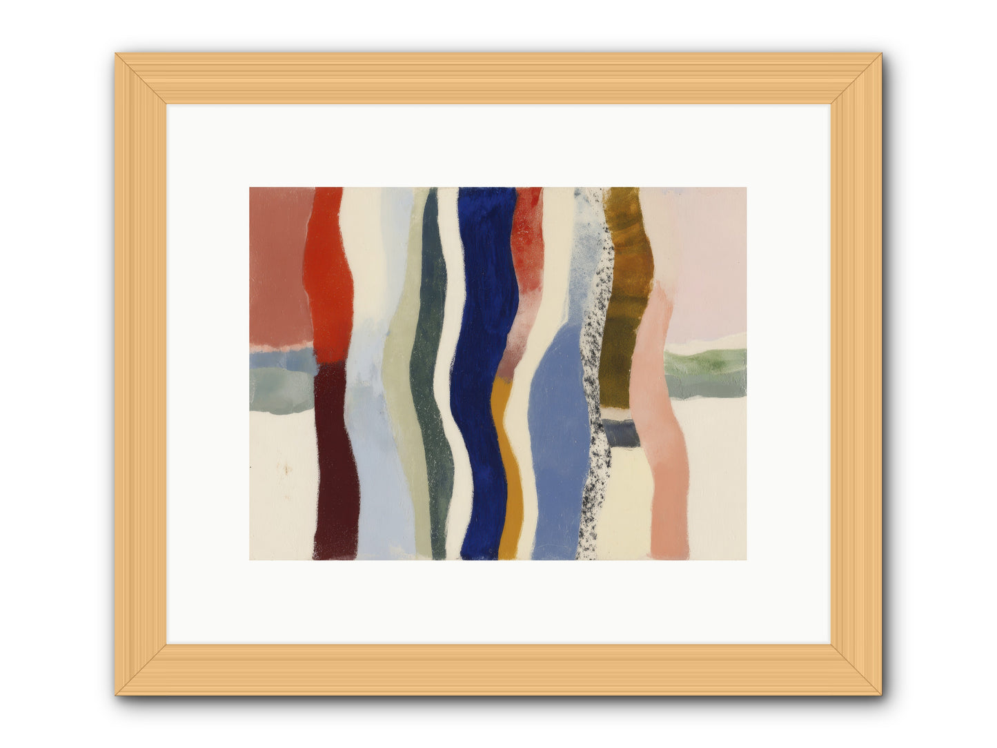 Glance -- Framed Print - Natural 12x9