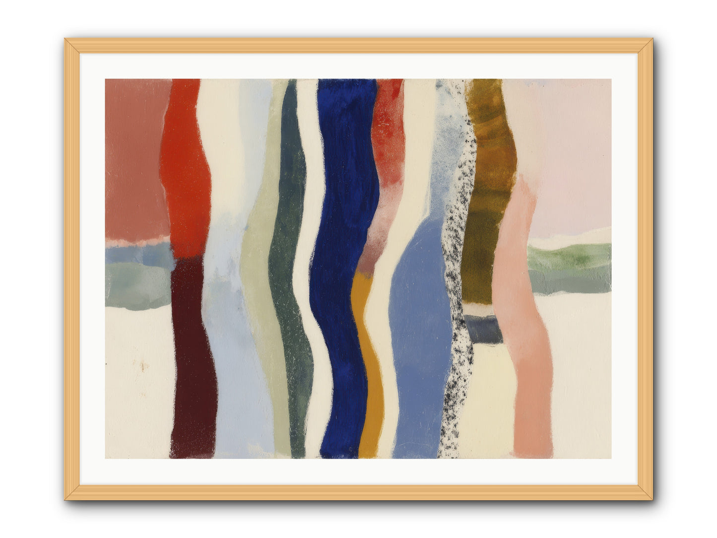 Glance -- Framed Print - Natural 40x30