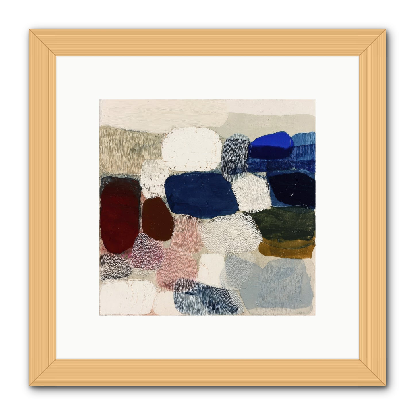 Glass Horizon -- Framed Print - Natural 10x10