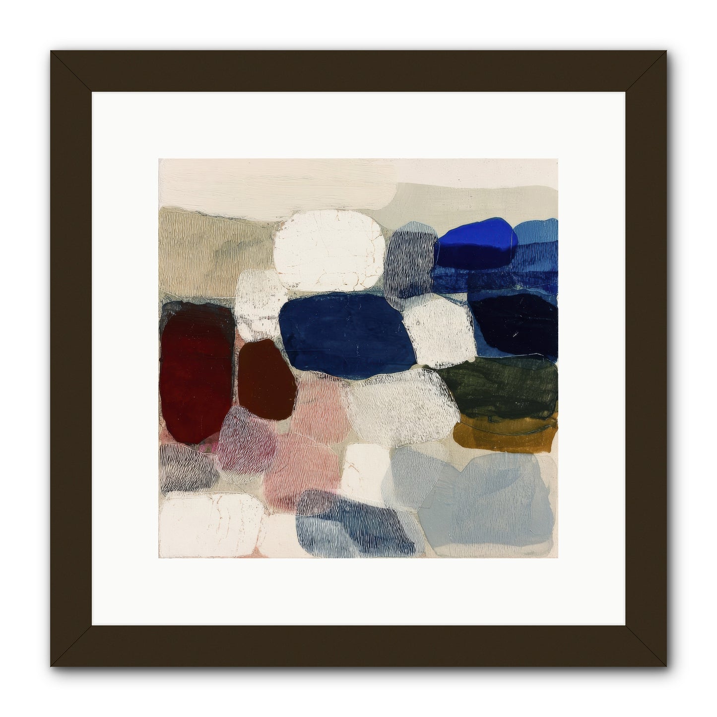 Glass Horizon -- Framed Print - Black 12x12