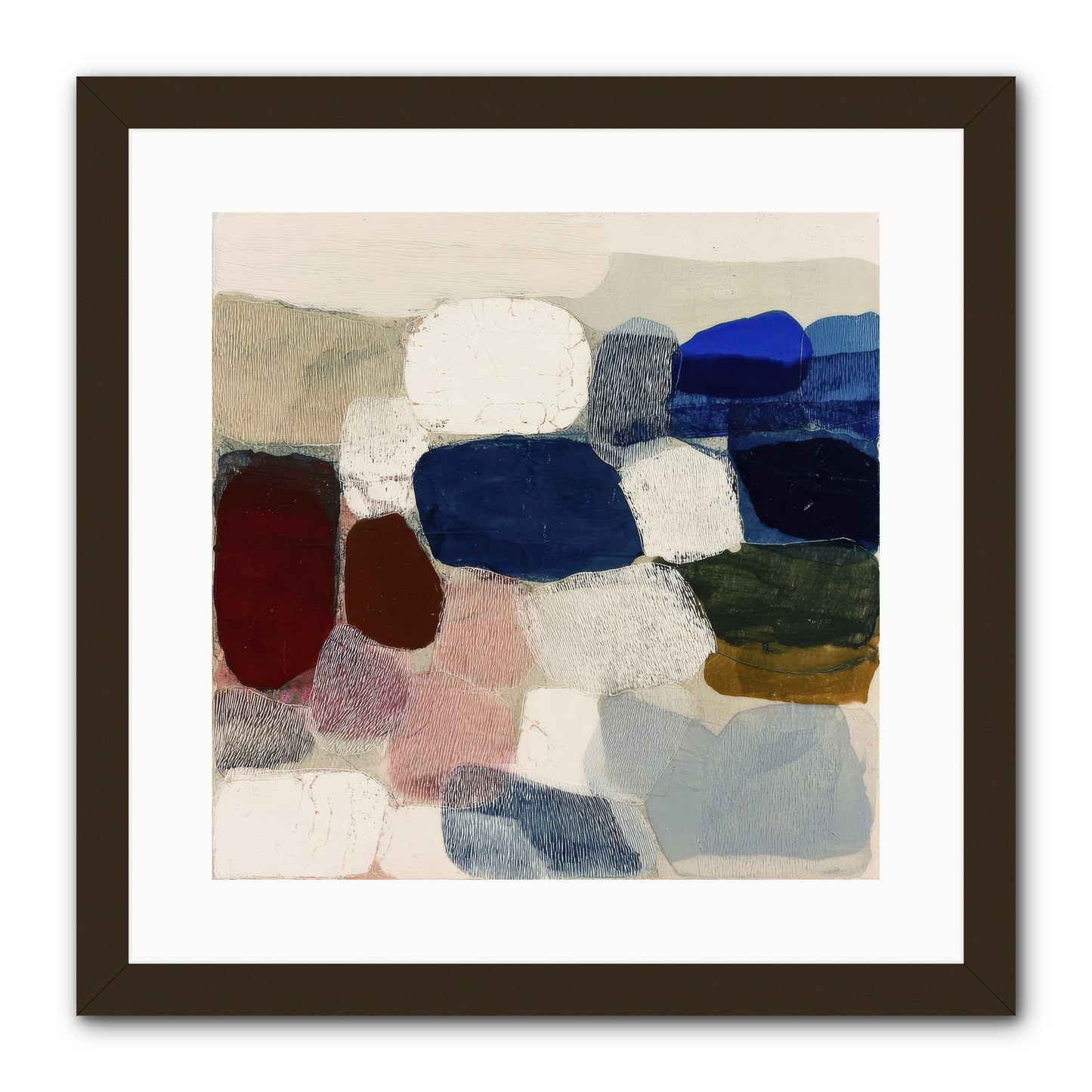 Glass Horizon -- Framed Print - Black 16x16