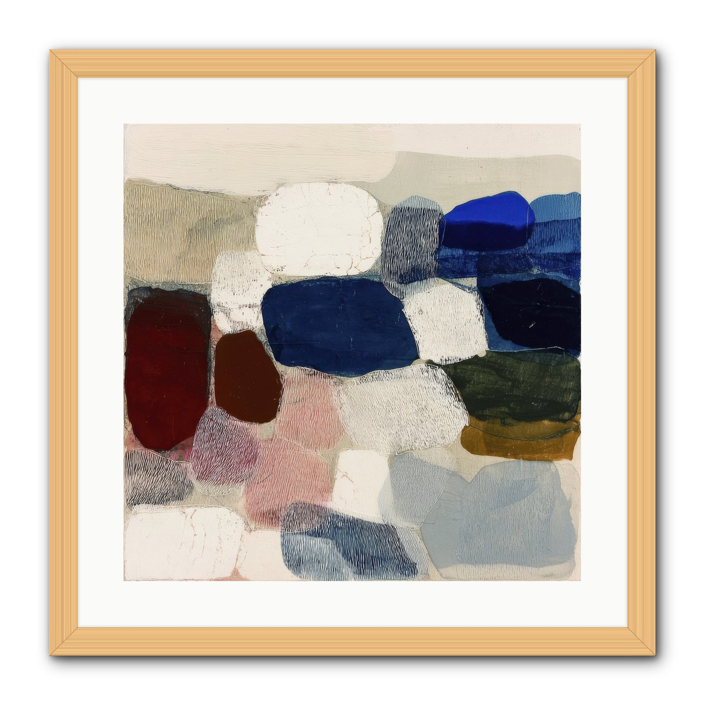 Glass Horizon -- Framed Print - Natural 20x20