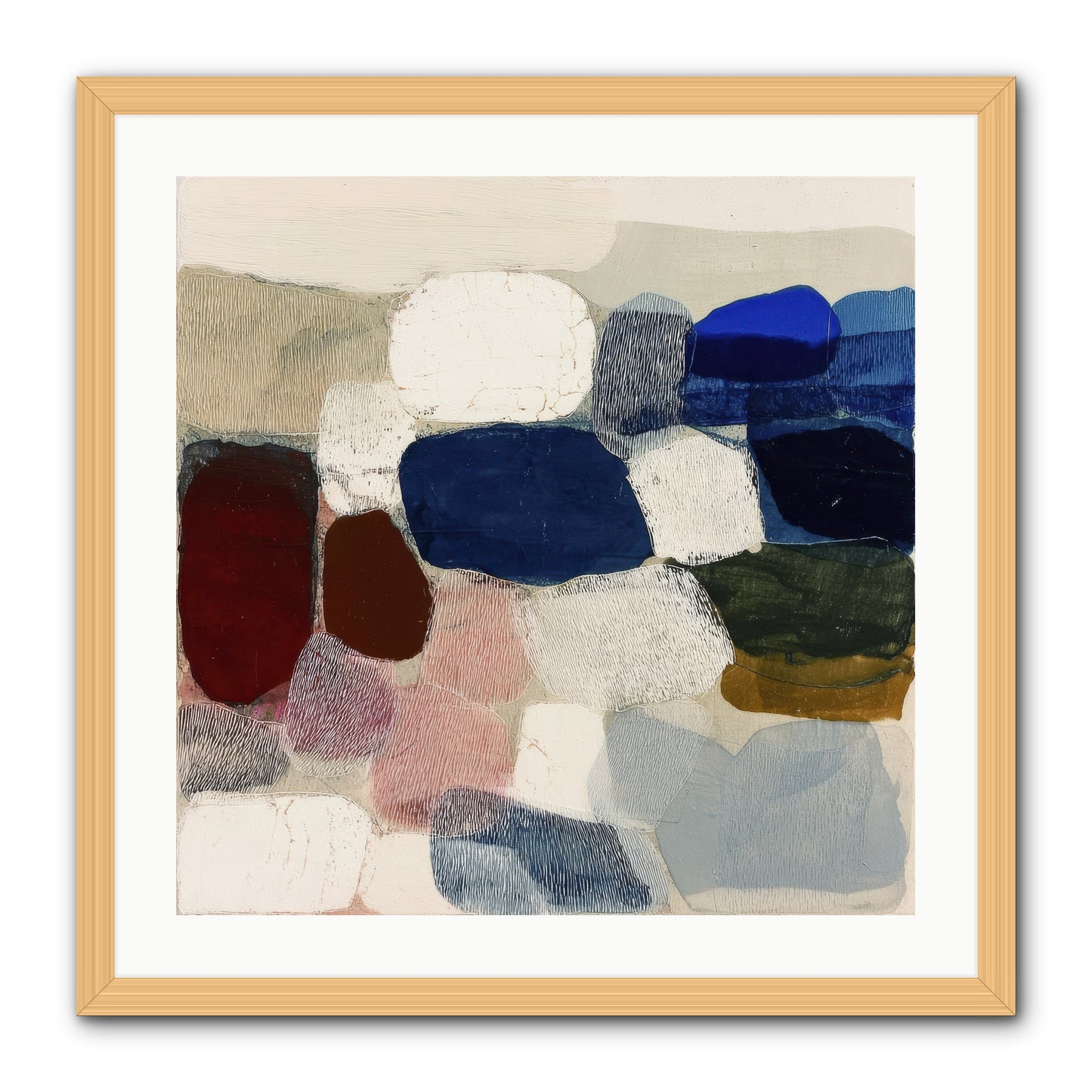 Glass Horizon -- Framed Print - Natural 24x24