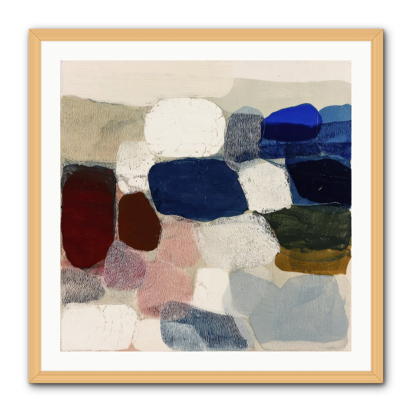Glass Horizon -- Framed Print - Natural 30x30