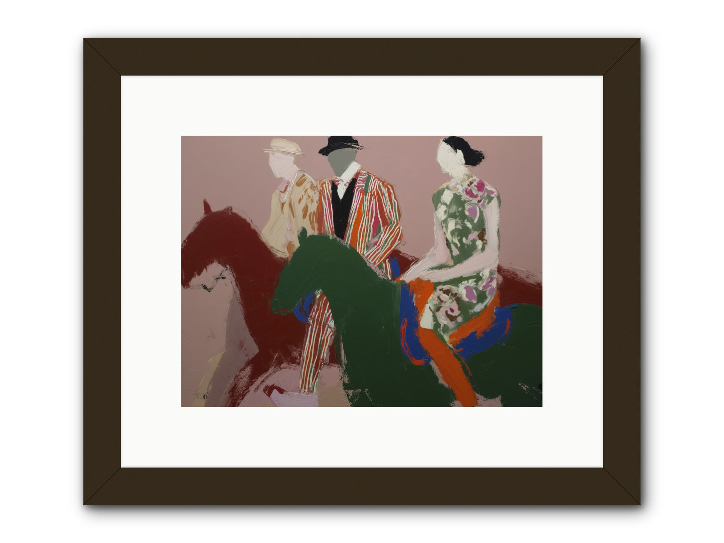 Glassvine Lament -- Framed Print - Black 12x9