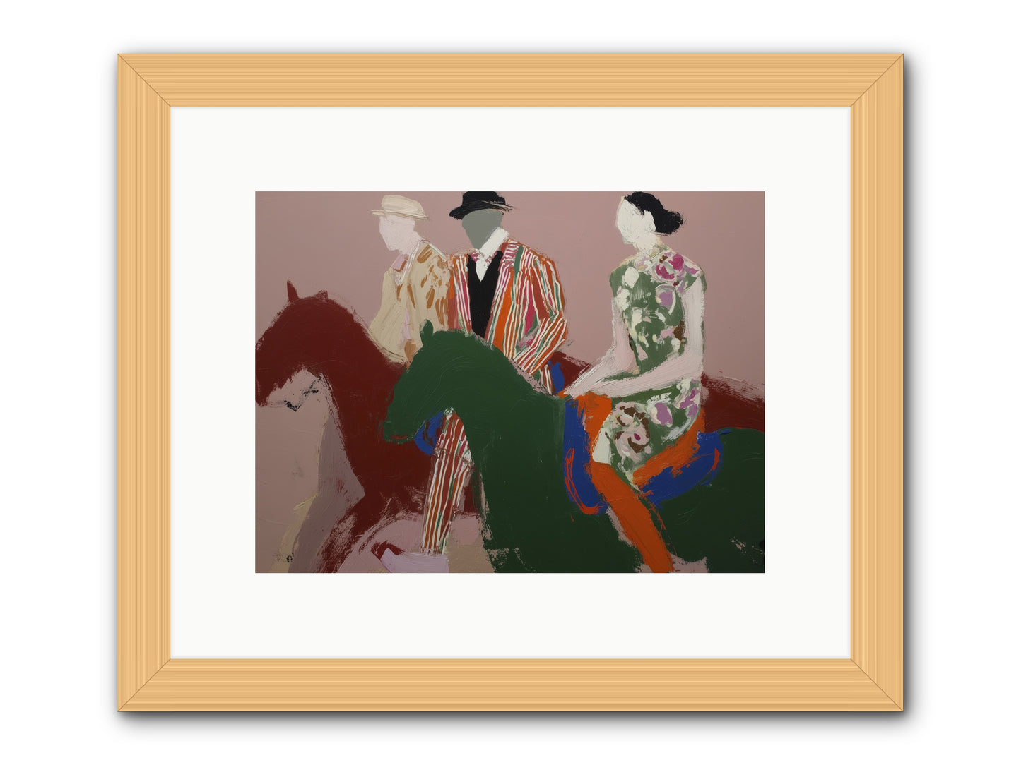 Glassvine Lament -- Framed Print - Natural 12x9