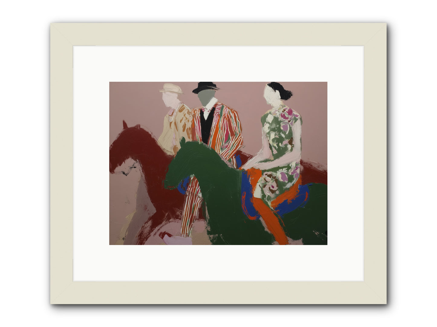 Glassvine Lament -- Framed Print - White 12x9