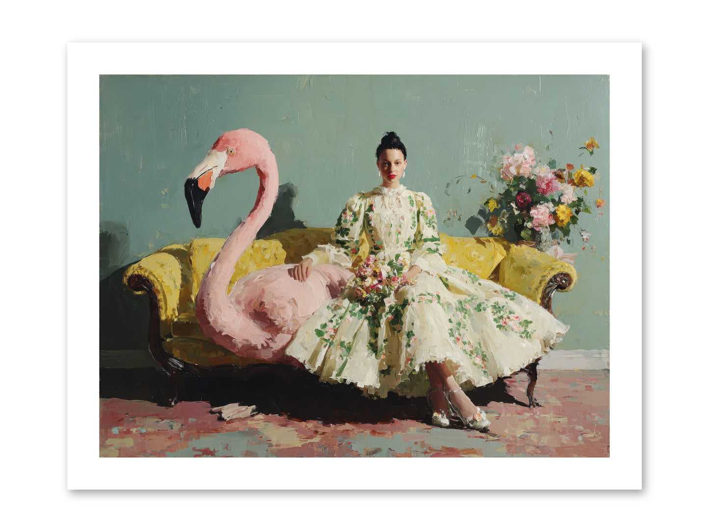 Glasswing Parlor-REZ -- Loose Canvas Print 16x12