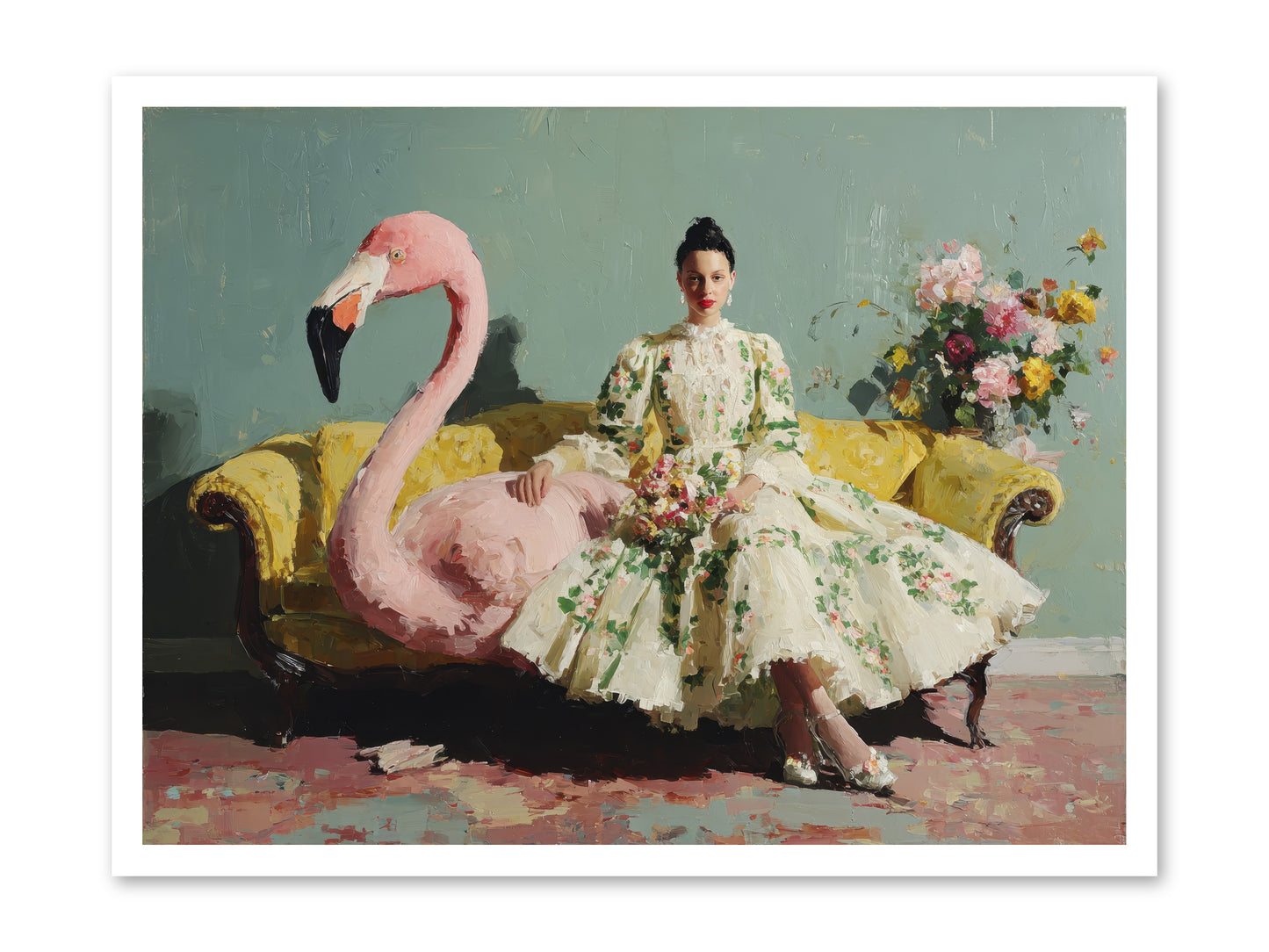 Glasswing Parlor-REZ -- Loose Canvas Print 32x24