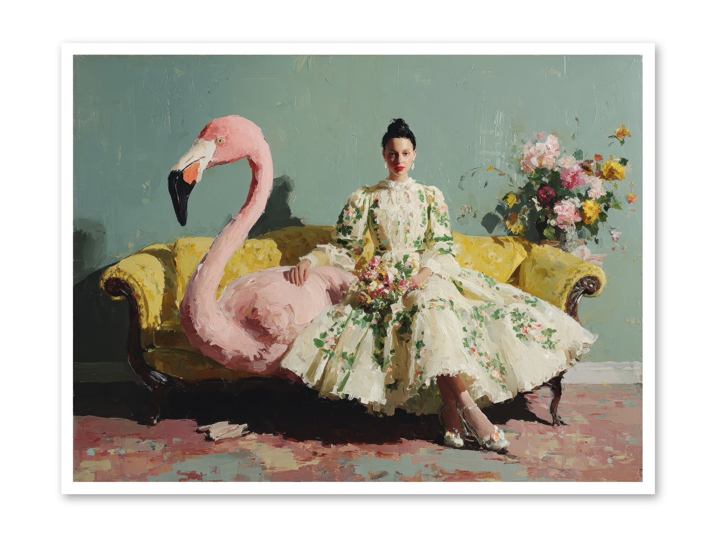 Glasswing Parlor-REZ -- Loose Canvas Print 48x36