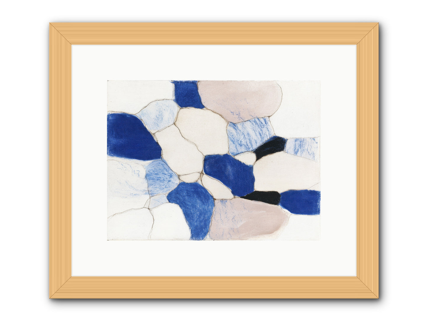 Glimmer -- Framed Print - Natural 12x9