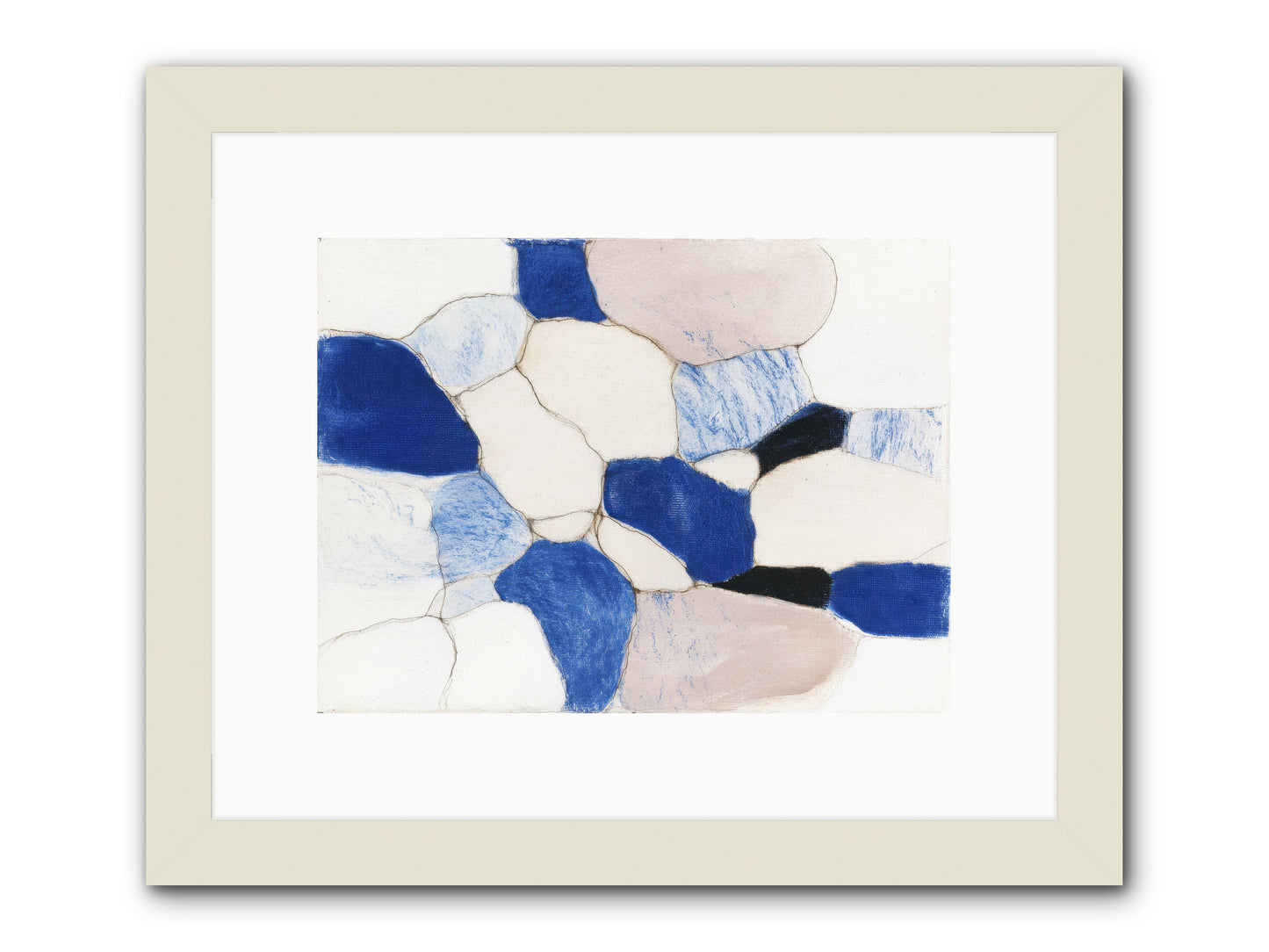 Glimmer -- Framed Print - White 12x9