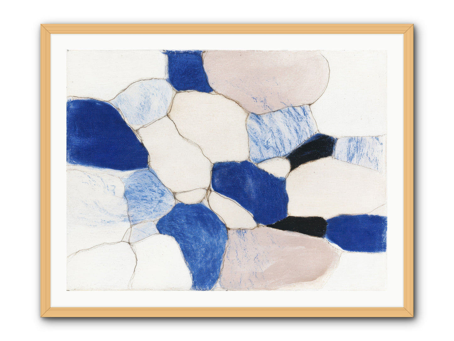 Glimmer -- Framed Print - Natural 40x30
