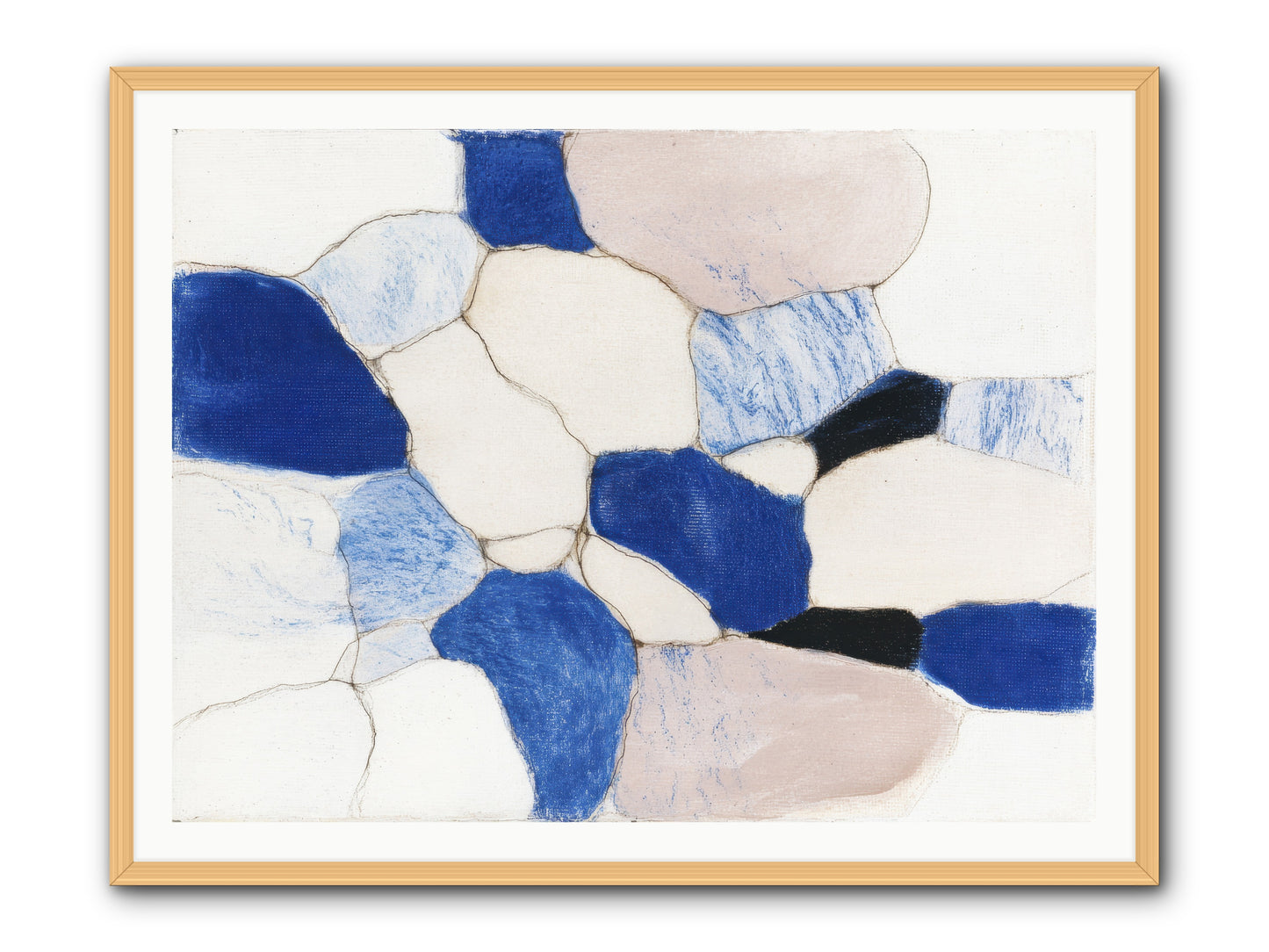 Glimmer -- Framed Print - Natural 48x36