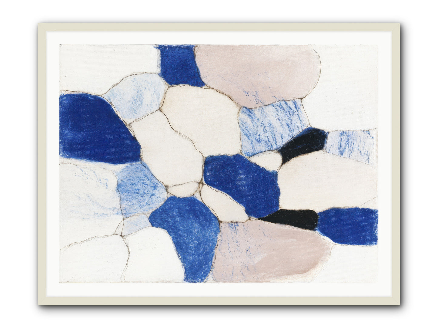 Glimmer -- Framed Print - White 48x36