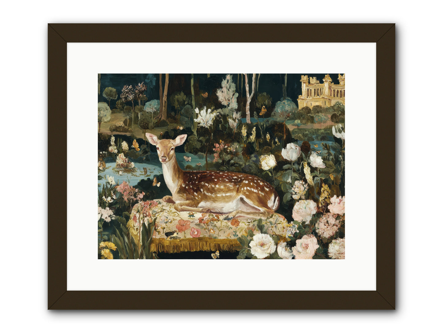 Glint Nest -- Framed Print - Black 16x12