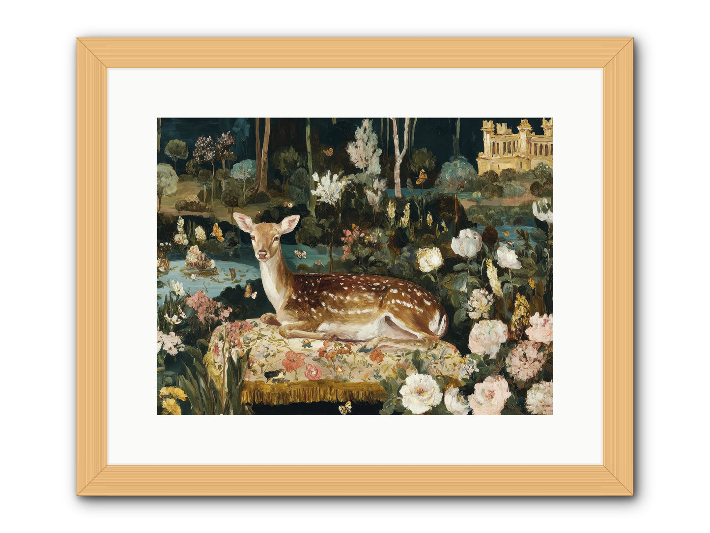 Glint Nest -- Framed Print - Natural 16x12