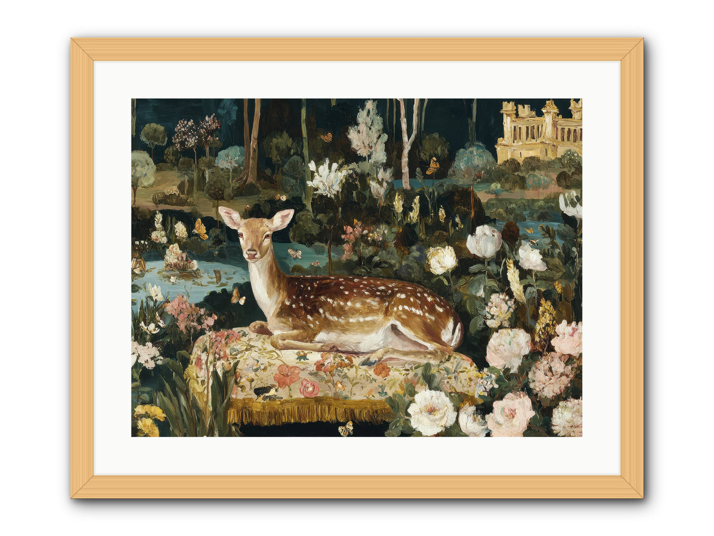 Glint Nest -- Framed Print - Natural 24x18