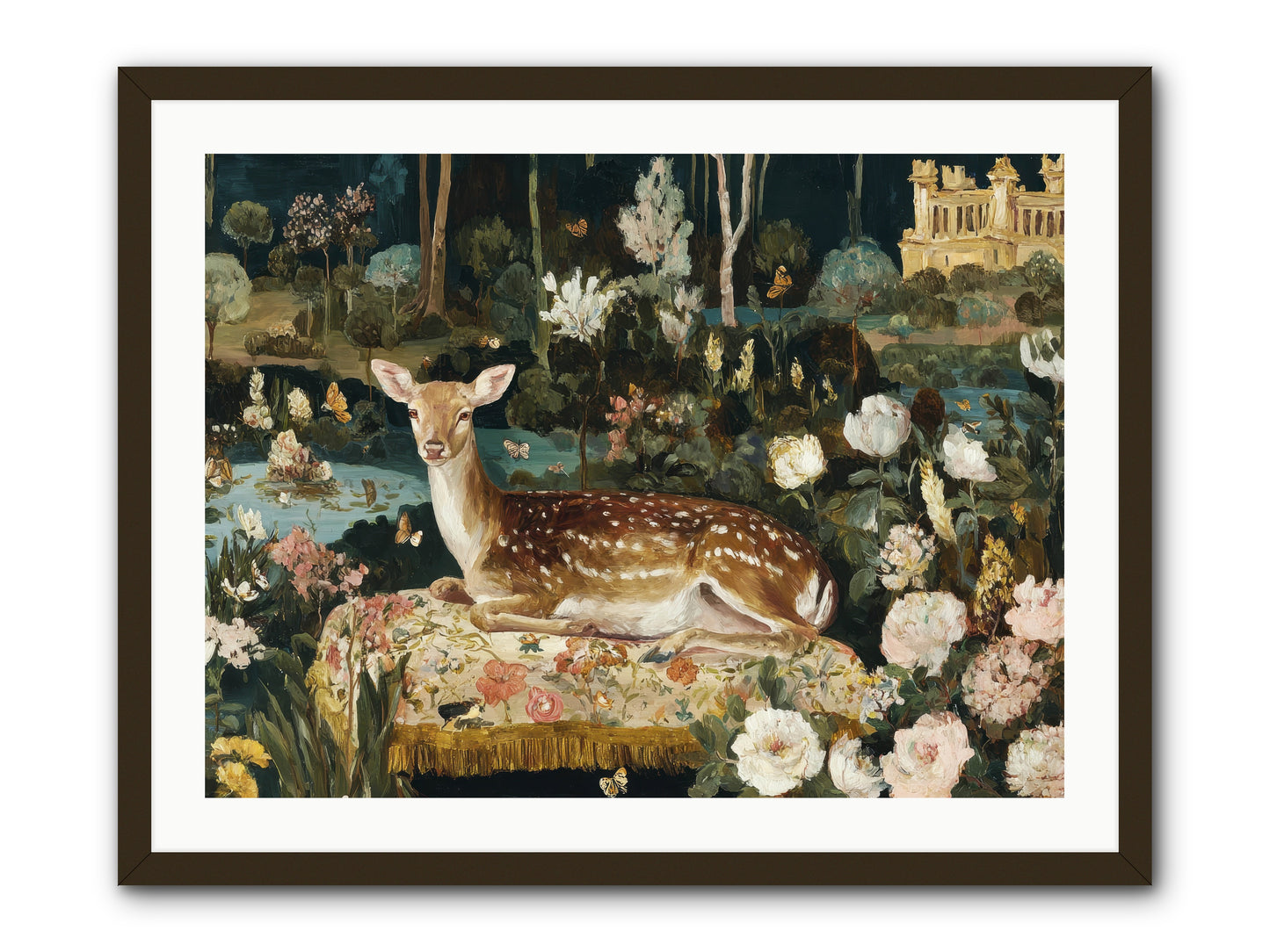 Glint Nest -- Framed Print - Black 32x24